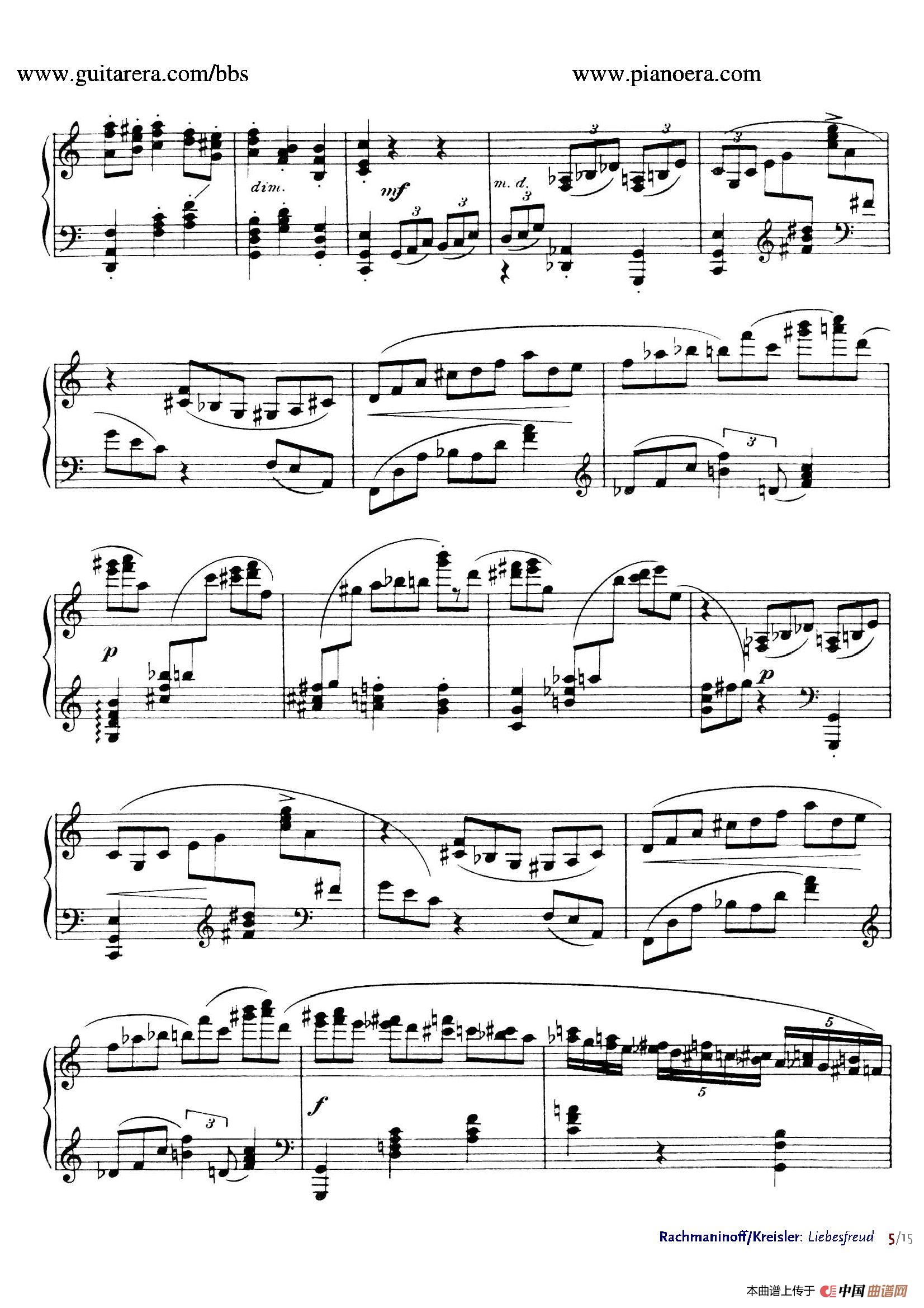 Liebesfreud（爱的喜悦）（钢琴独奏版）(1)：005.jpg