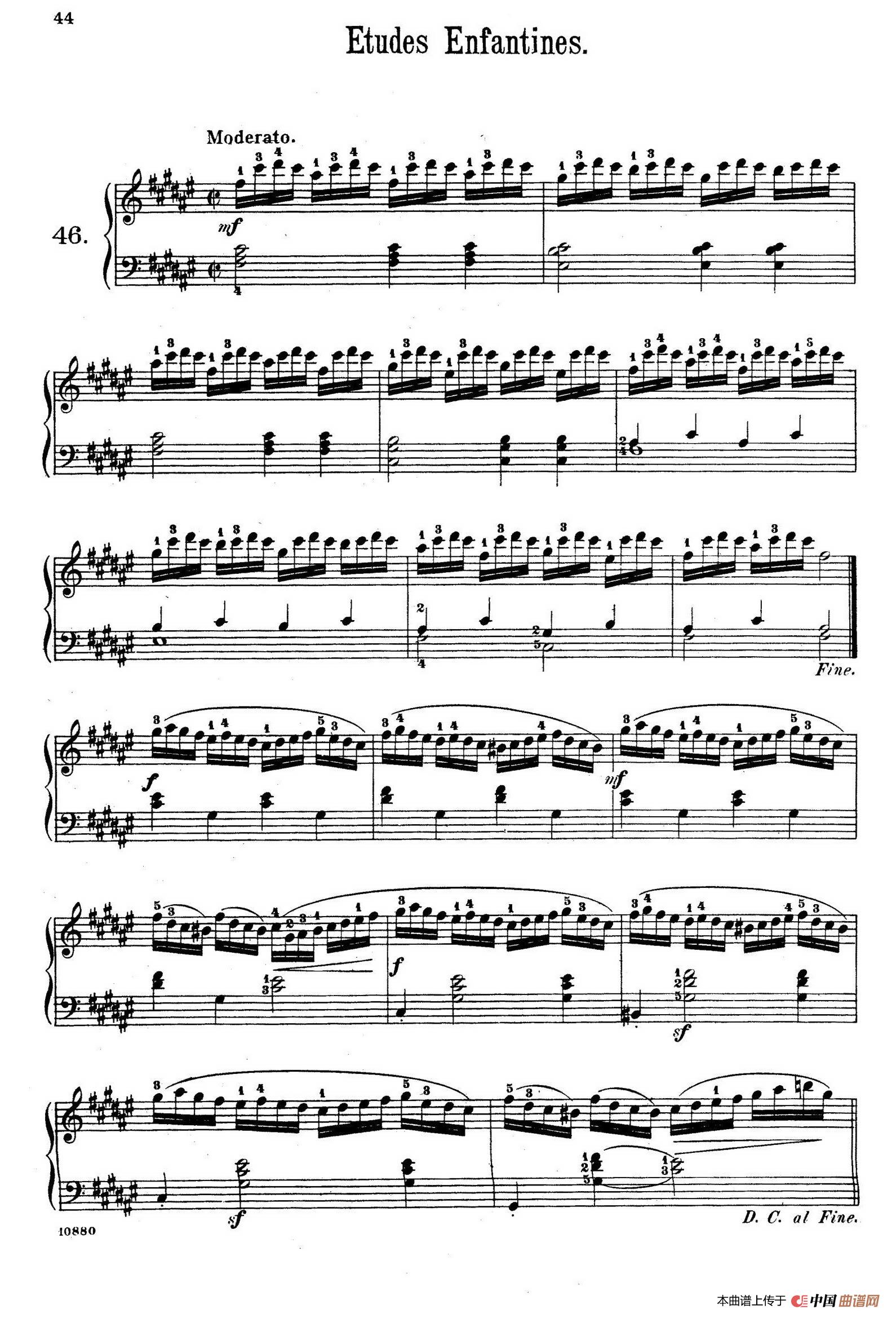 Etudes Enfantines Op.37（儿童钢琴练习曲 第46——50首）(1)：043.jpg