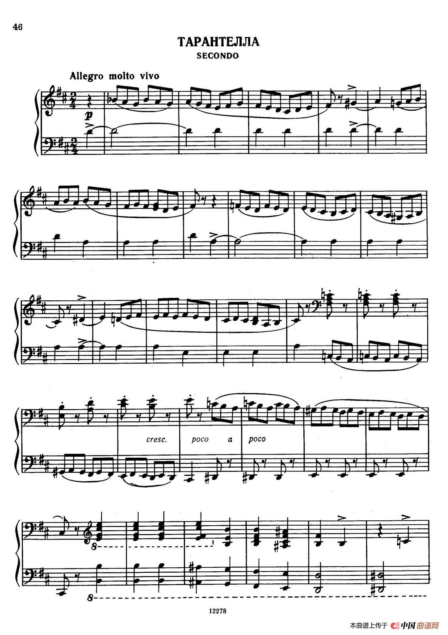 Tarantella in D Major（D大调塔兰泰拉舞曲·四手联弹）(1)：001.jpg