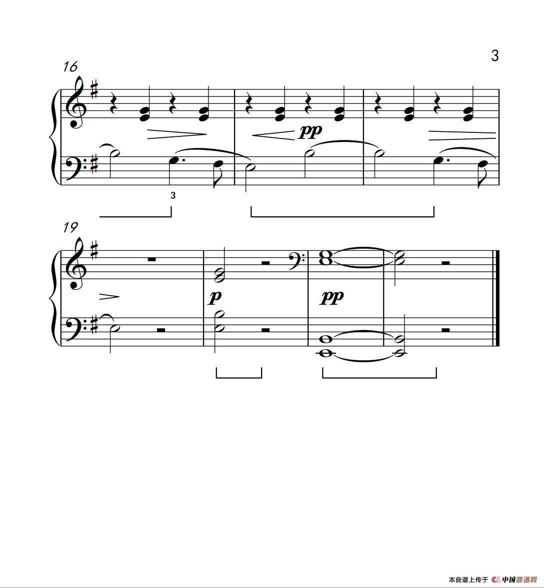 哀歌（约翰·汤普森 成人钢琴教程 第二册）(1)：239_6_3.png