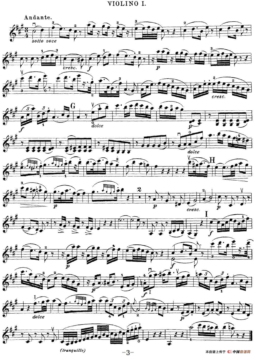 Mozart《Quartet No.21 in D Major,K.575》（Violin 1分谱）(1)：Mozart《Quartet No.21 in D Major,K.575》(Violin 1分谱)_02.png