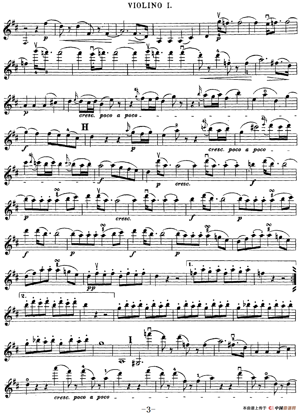 Mozart《Quartet No.20 in D Major,K.499》（Violin 1分谱）(1)：Mozart《Quartet No.20 in D Major,K.499》(Violin 1分谱)_02.png