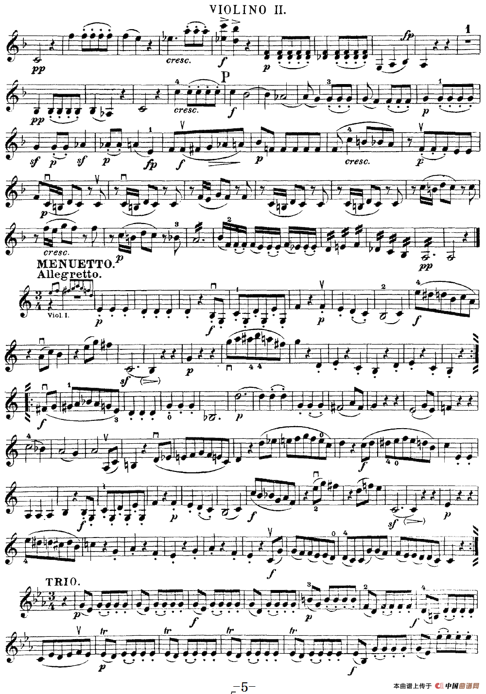 Mozart《Quartet No.19 in C Major,K.465》（Violin 2分谱）(1)：Mozart《Quartet No.19 in C Major,K.465》(Violin 2分谱)_04.png