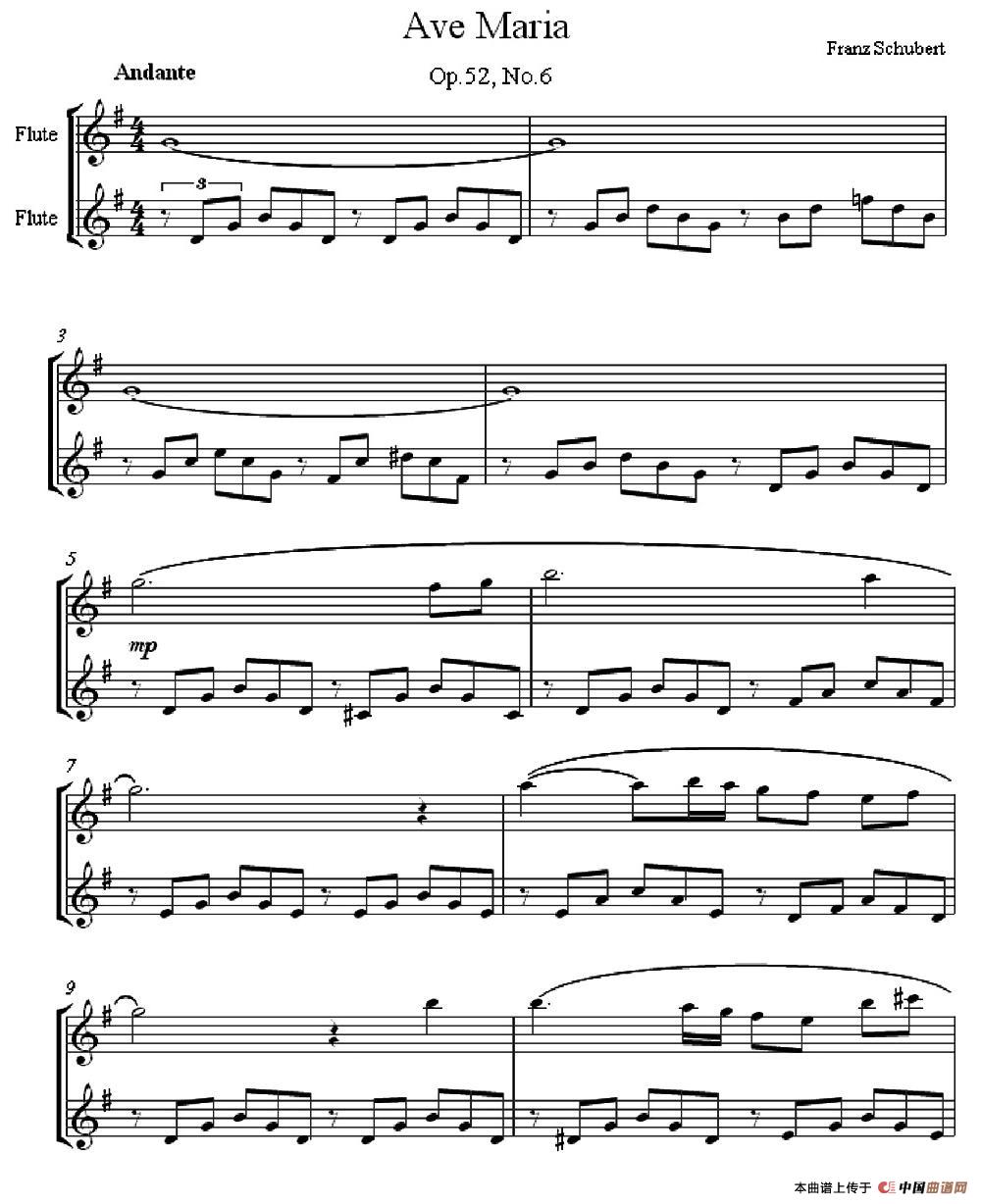 Ave Maria（万福玛利亚）（二重奏）(1)：001.jpg