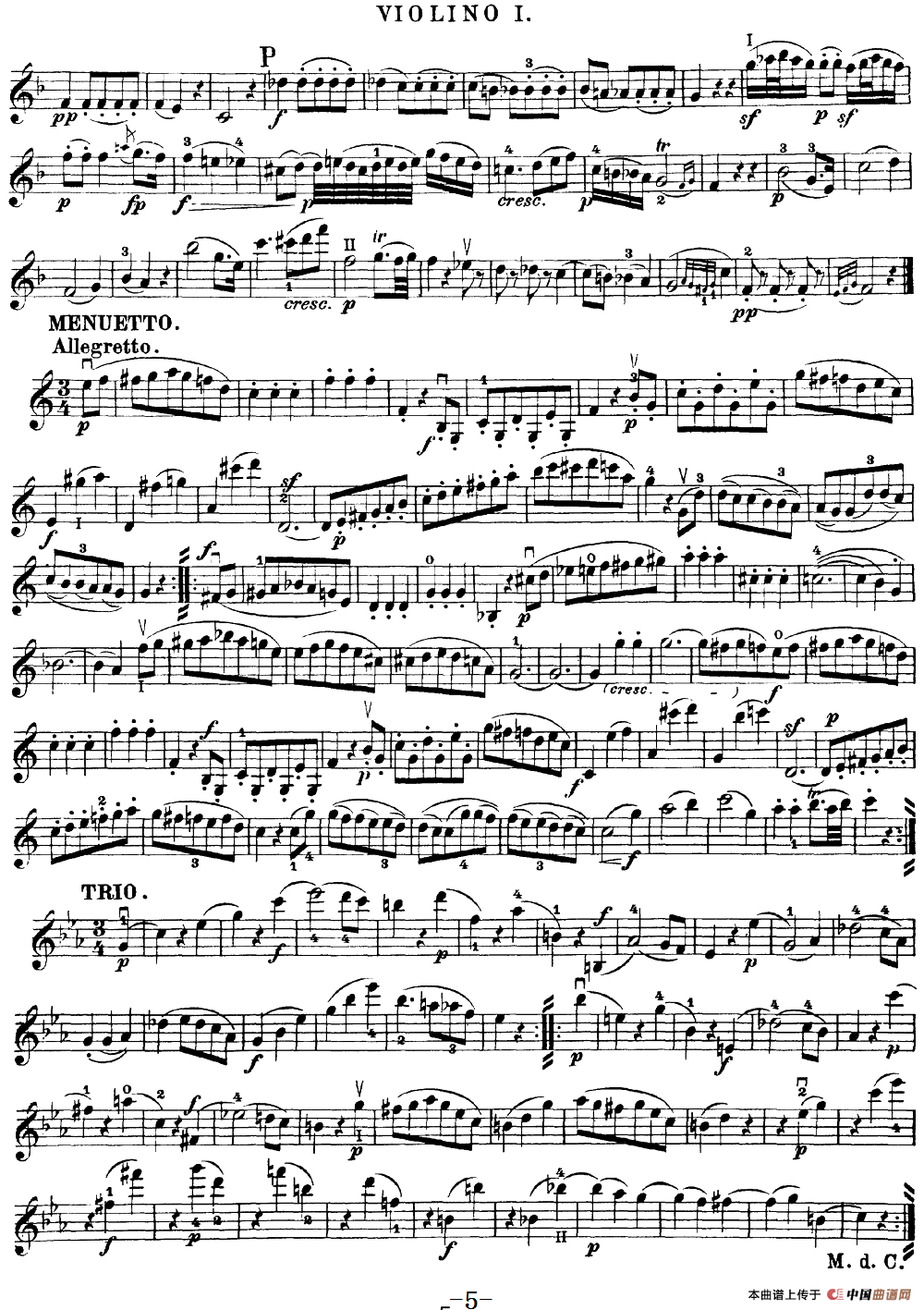 Mozart《Quartet No.19 in C Major,K.465》（Violin 1分谱）(1)：Mozart《Quartet No.19 in C Major,K.465》(Violin 1分谱)_04.png