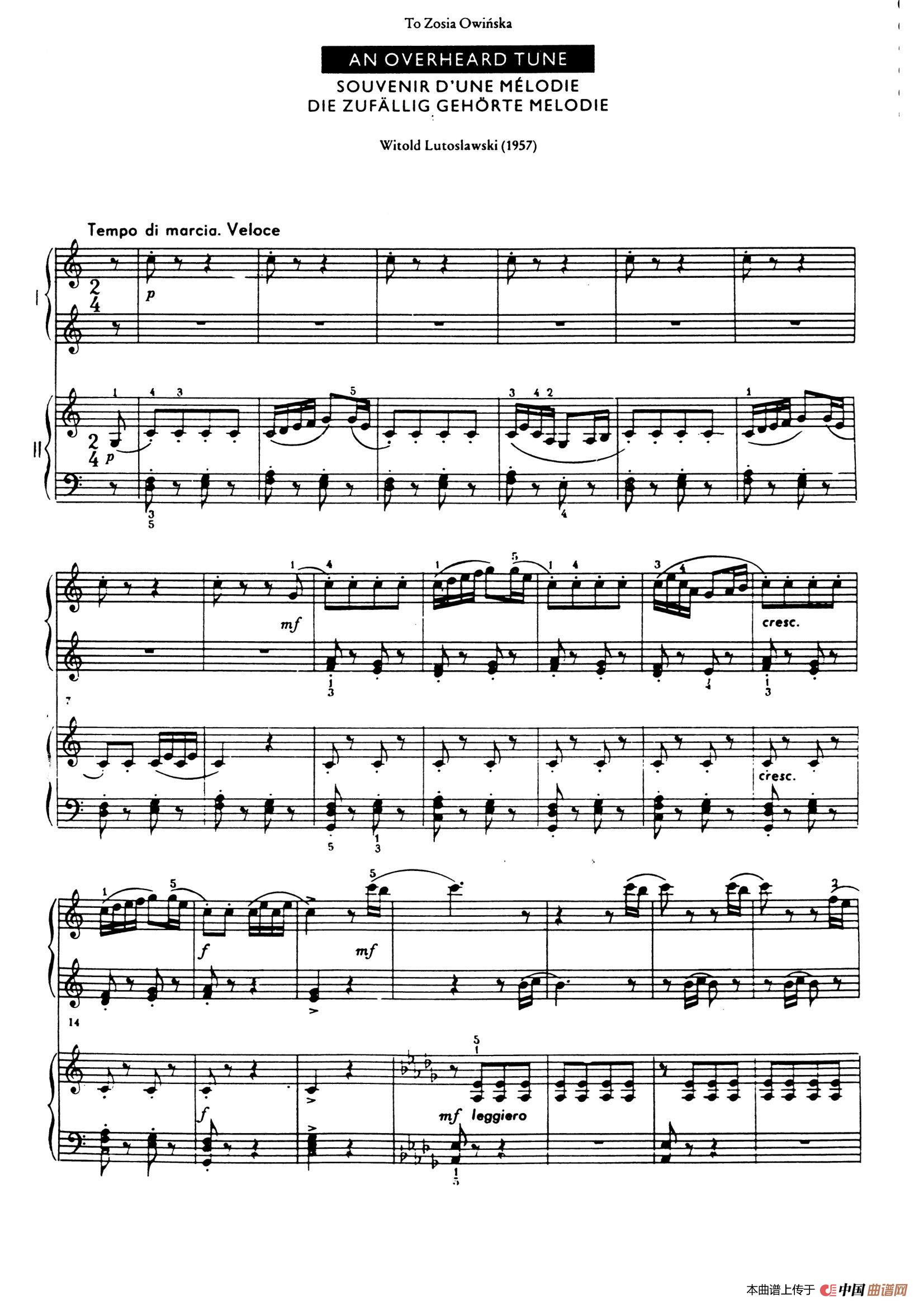 Zaslyszana Melodyjka（偶闻的小调·四手联弹）(1)：001.jpg