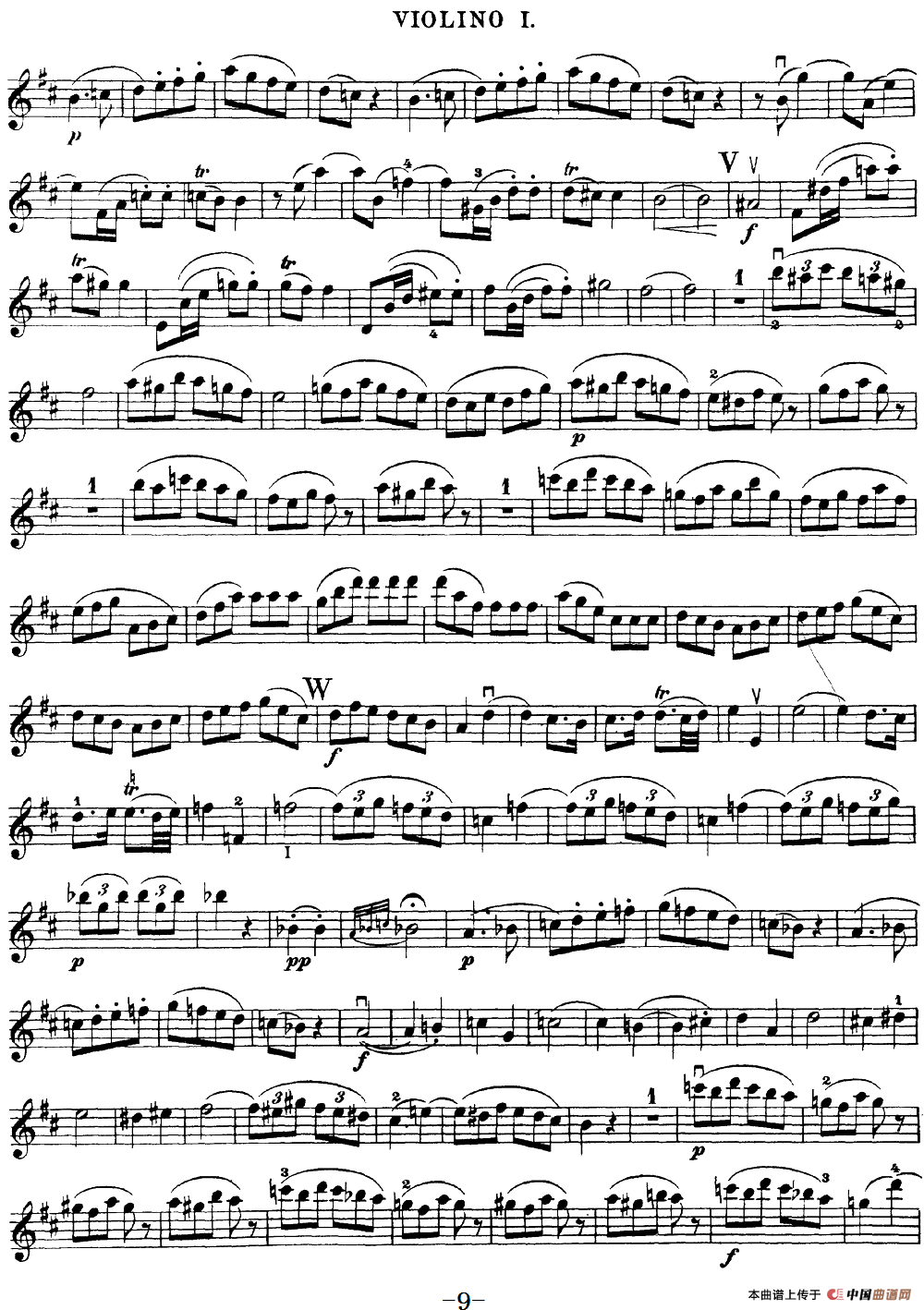 Mozart《Quartet No.20 in D Major,K.499》（Violin 1分谱）(1)：Mozart《Quartet No.20 in D Major,K.499》(Violin 1分谱)_08.png
