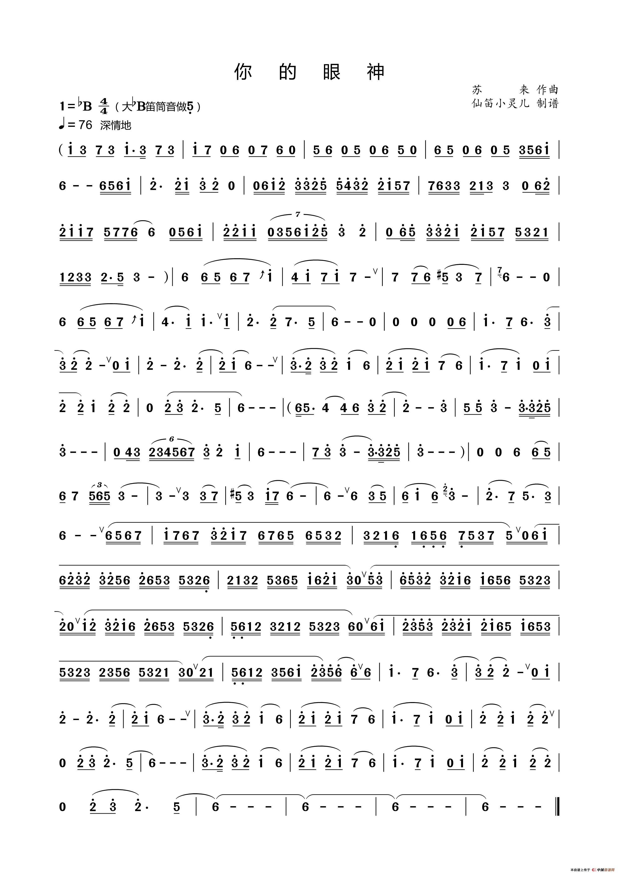 你的眼神（笛子）(1)：你的眼神.png