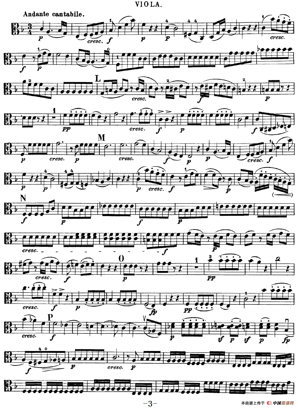 Mozart《Quartet No.19 in C Major,K.465》（Viola分谱）(1)：Mozart《Quartet No.19 in C Major,K.465》(Viola分谱)_02.png