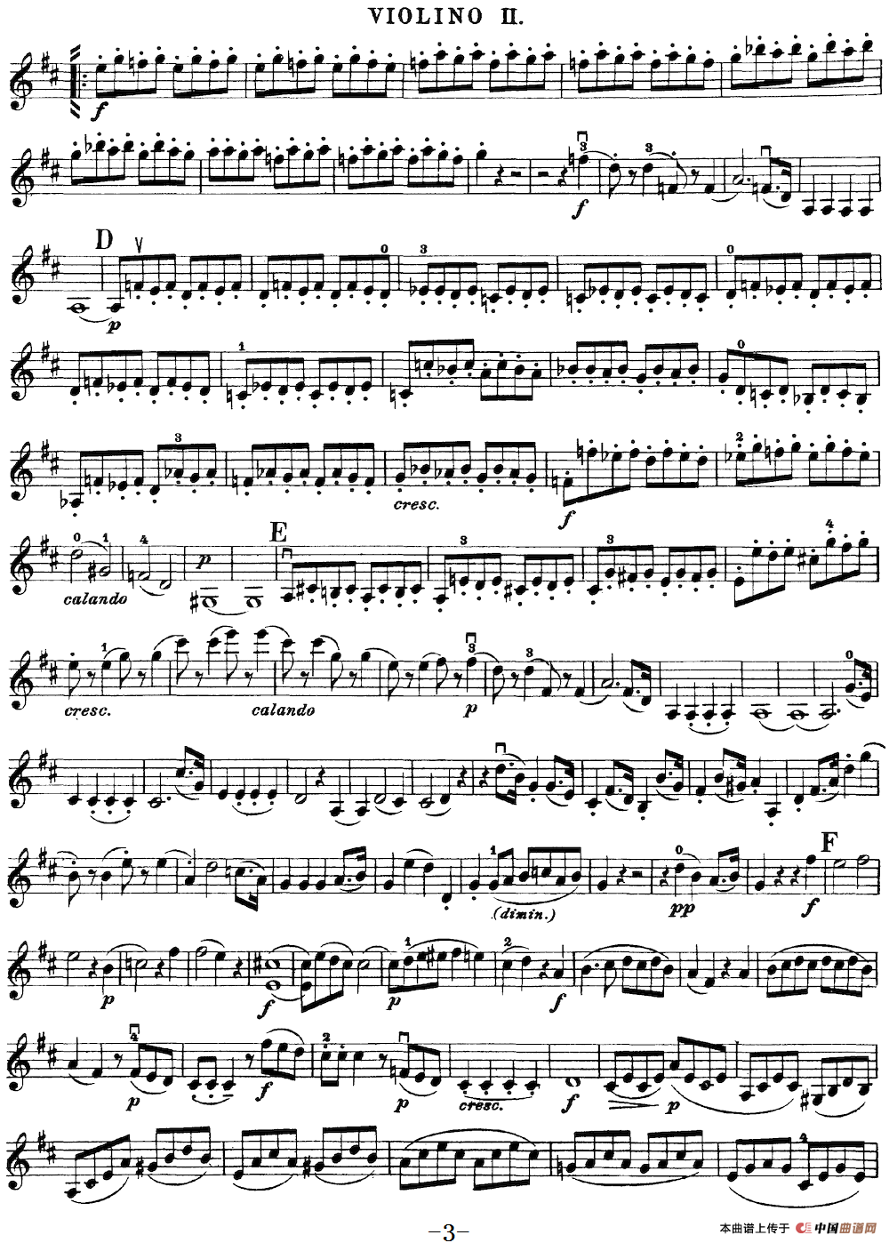 Mozart《Quartet No.20 in D Major,K.499》（Violin 2分谱）(1)：Mozart《Quartet No.20 in D Major,K.499》(Violin 2分谱)_02.png