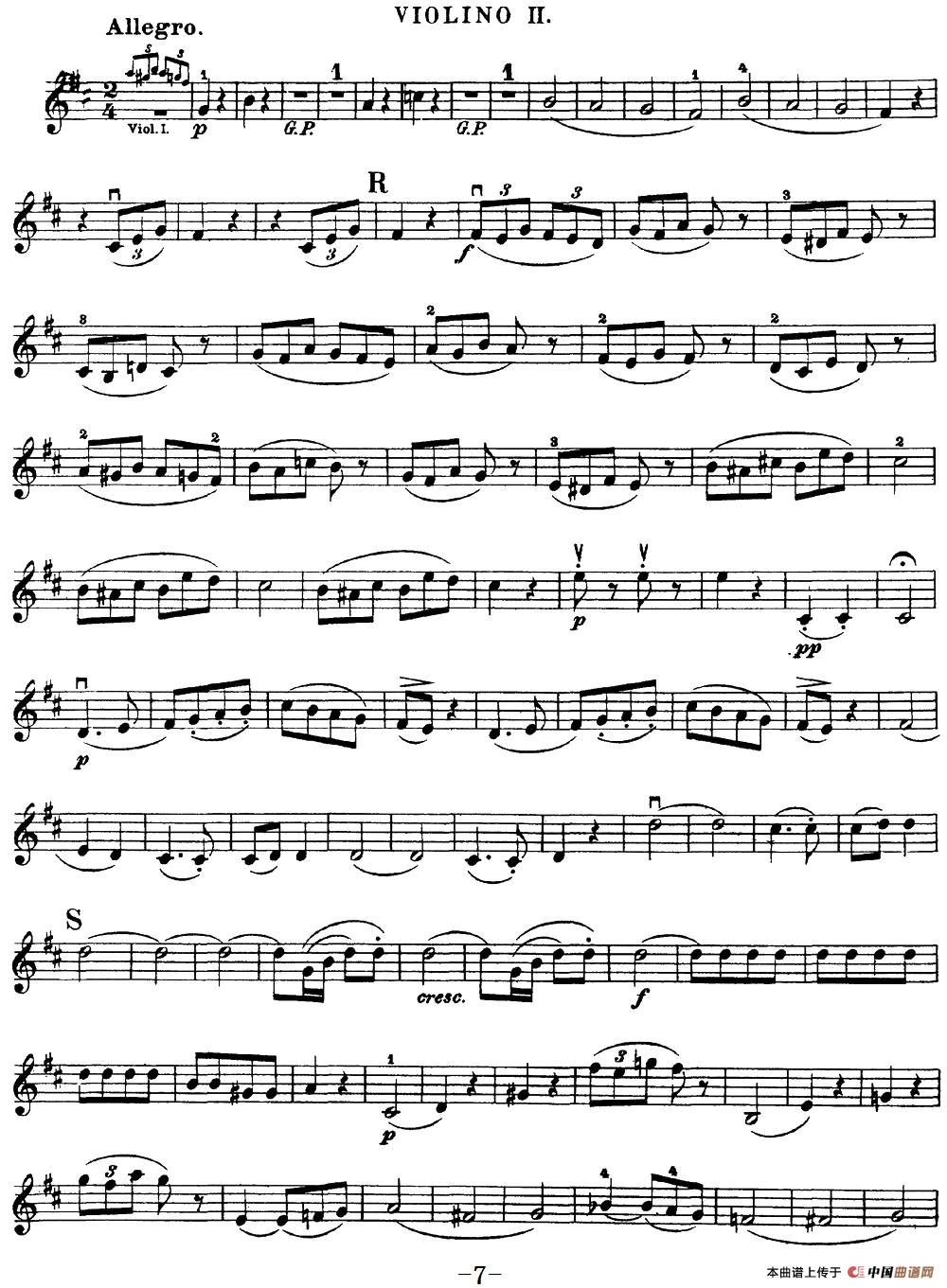 Mozart《Quartet No.20 in D Major,K.499》（Violin 2分谱）(1)：Mozart《Quartet No.20 in D Major,K.499》(Violin 2分谱)_06.png