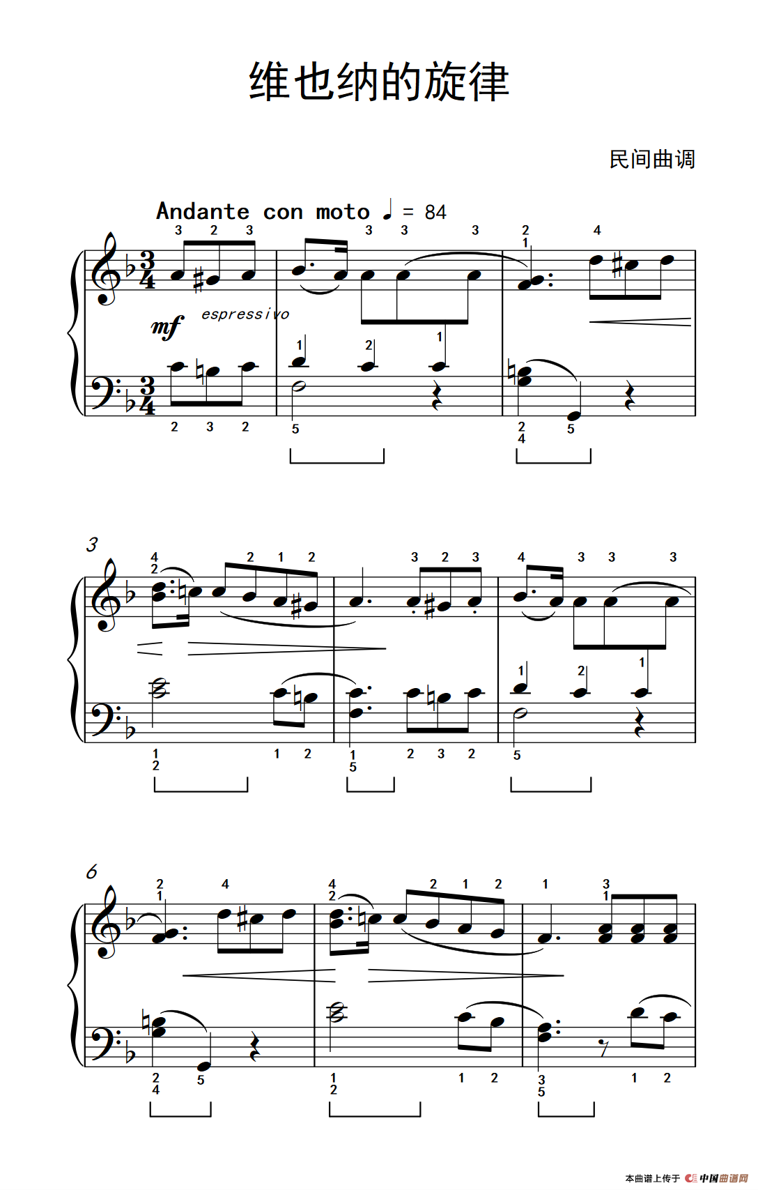 维也纳的旋律（约翰·汤普森 成人钢琴教程 第三册）(1)：245_15_1.png