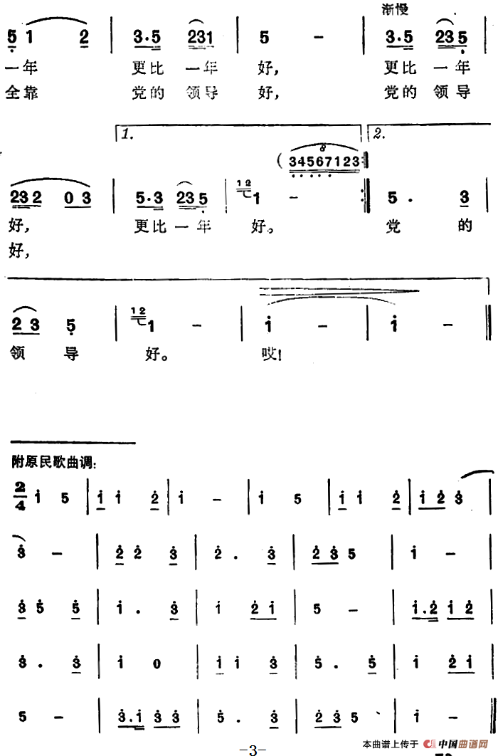 京岛变成鱼米乡(1)：京岛变成鱼米乡（东兴京族三岛民歌） 曾宪瑞词朱克坚、谭宪曾编曲3.png