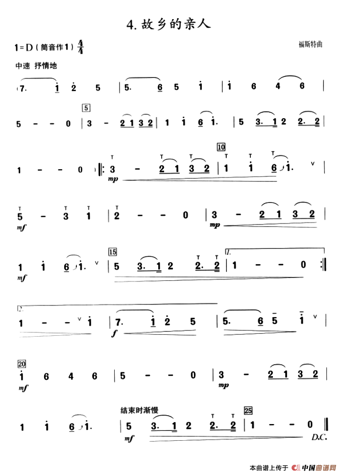 葫芦丝教学曲集：故乡的亲人：ss2jpg (25).png