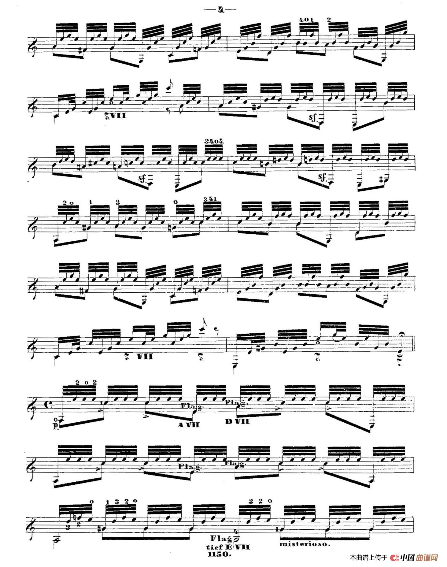 ​梅尔兹-—韦伯主题变奏随想曲 Op.50（古典吉他）：004.jpg