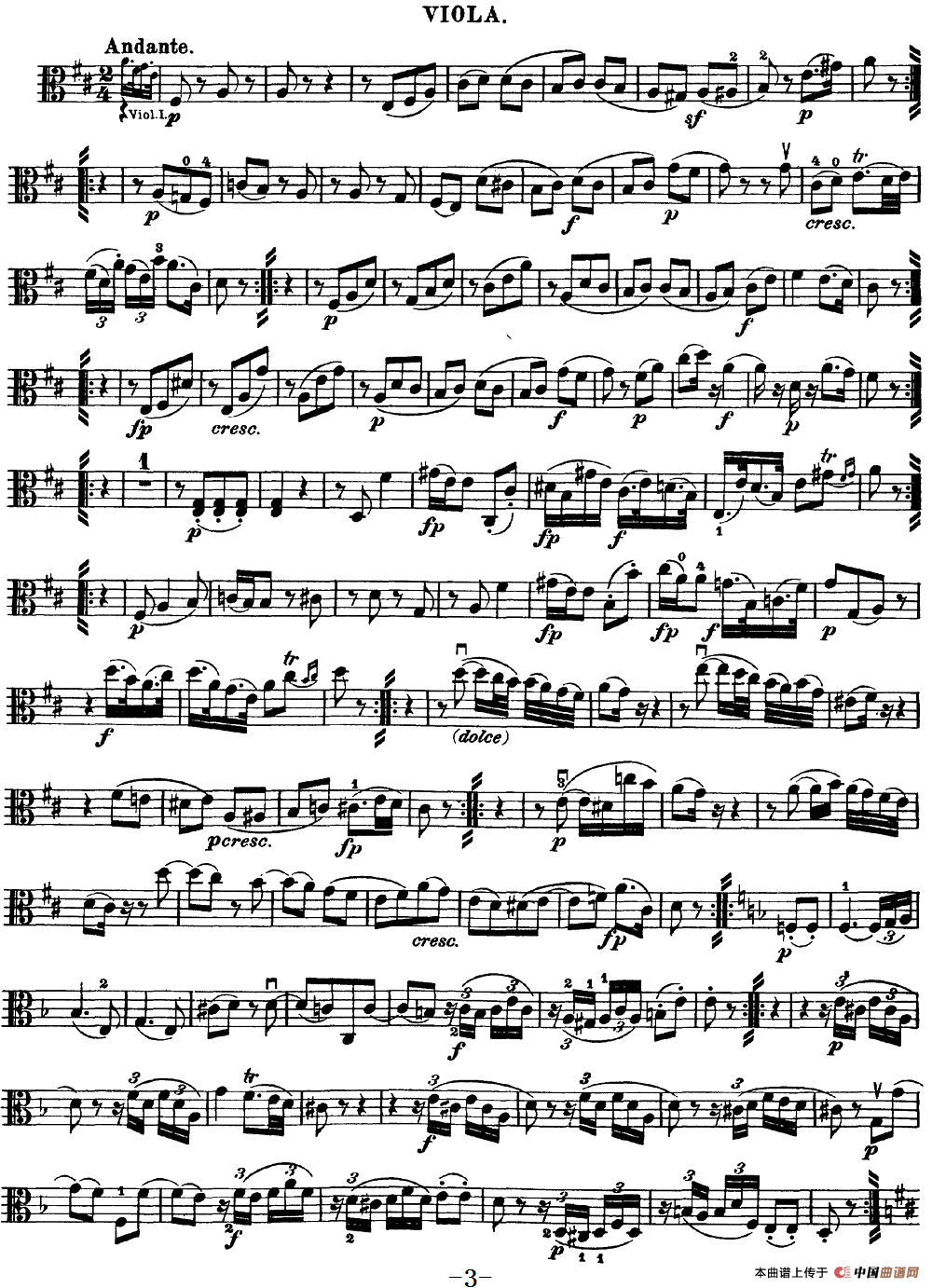Mozart《Quartet No.18 in A Major,K.464》（Viola分谱）(1)：Mozart《Quartet No.18 in A Major,K.464》(Viola分谱)_02.png