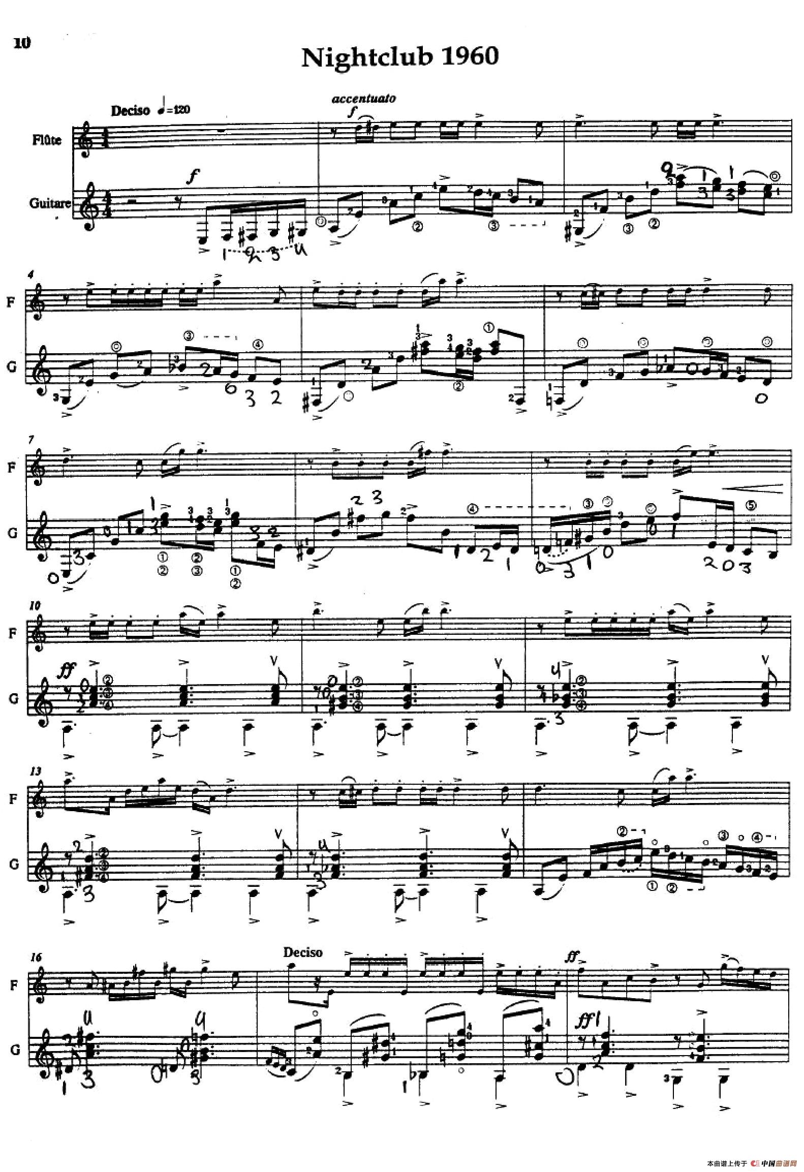 Histoire du Tango：3、Nightclub 1960（长笛+吉他）(1)：011.jpg