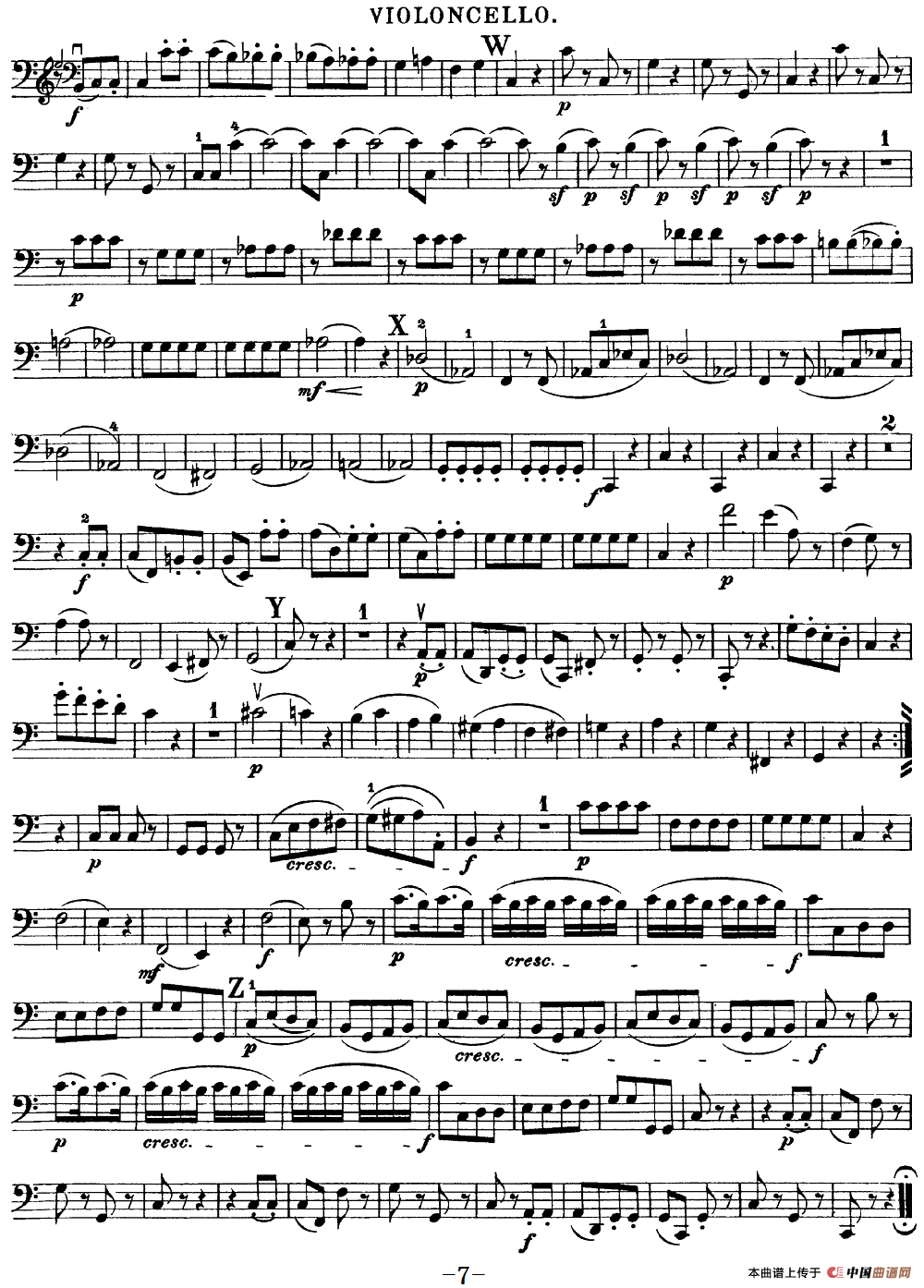 Mozart《Quartet No.19 in C Major,K.465》（Cello分谱）(1)：Mozart《Quartet No.19 in C Major,K.465》(Cello分谱)_06.png