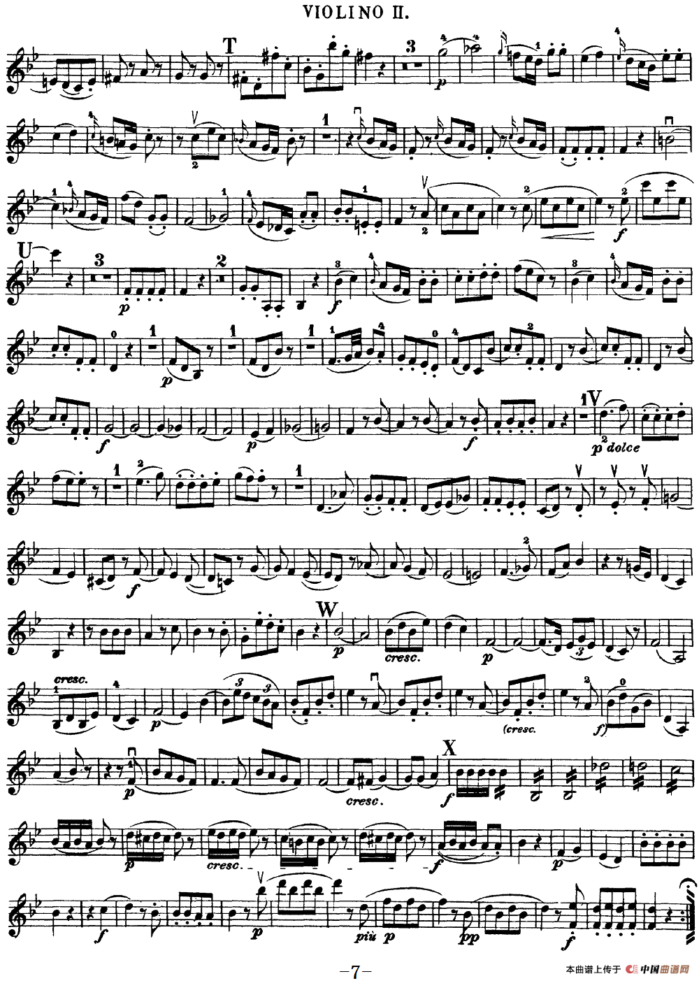 Mozart《Quartet No.17 in Bb Major,K.458》（Violin 2分谱）(1)：Mozart《Quartet No.17 in Bb Major,K.458》(Violin 2分谱)_06.png