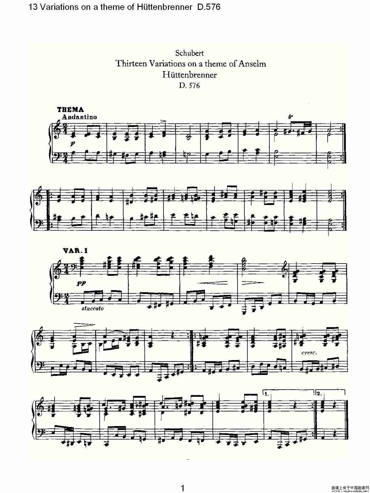 13 Variations on a theme of Hüttenbrenner D.576（主）(1)：13 Variations on a theme of Hüttenbrenner D.5761.jpg