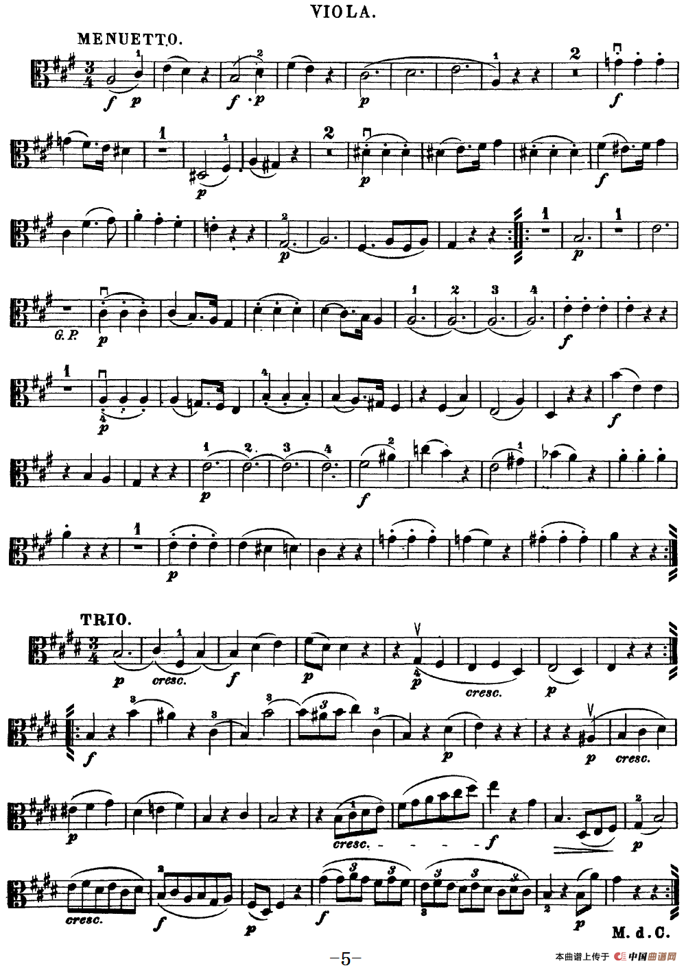 Mozart《Quartet No.18 in A Major,K.464》（Viola分谱）(1)：Mozart《Quartet No.18 in A Major,K.464》(Viola分谱)_04.png