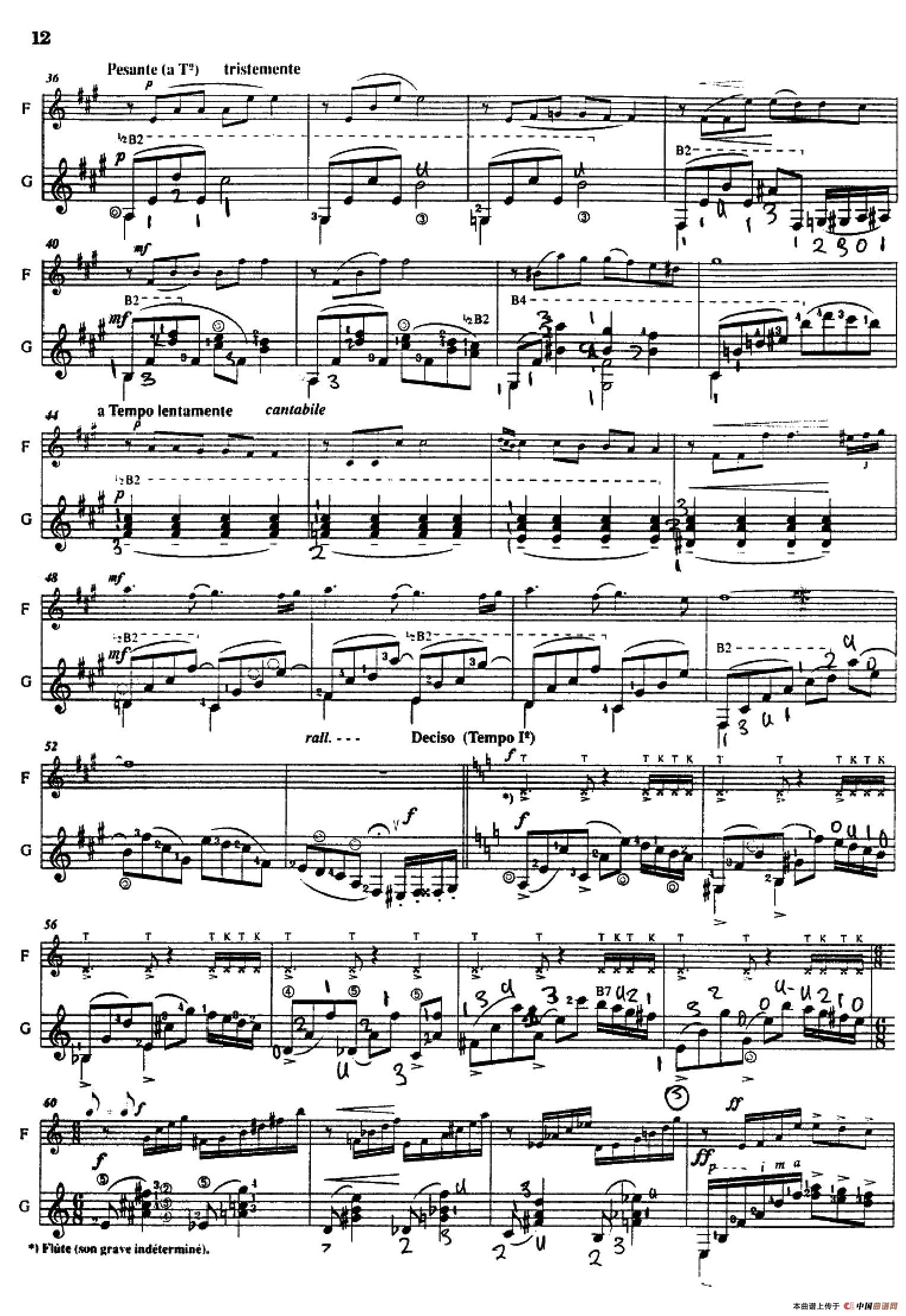 Histoire du Tango：3、Nightclub 1960（长笛+吉他）(1)：013.jpg