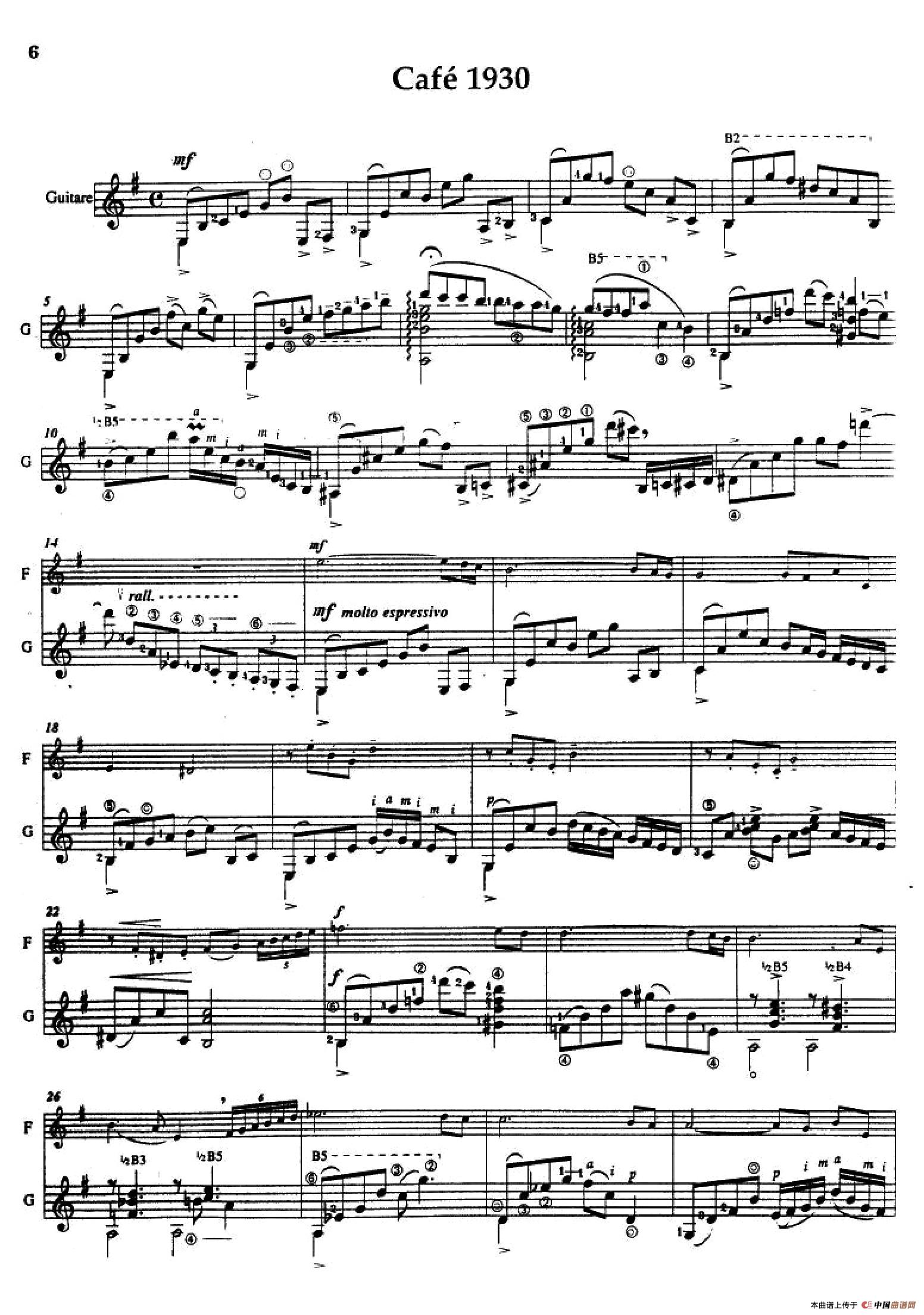 Histoire du Tango：2、Café 1930（长笛+吉他）(1)：006.jpg