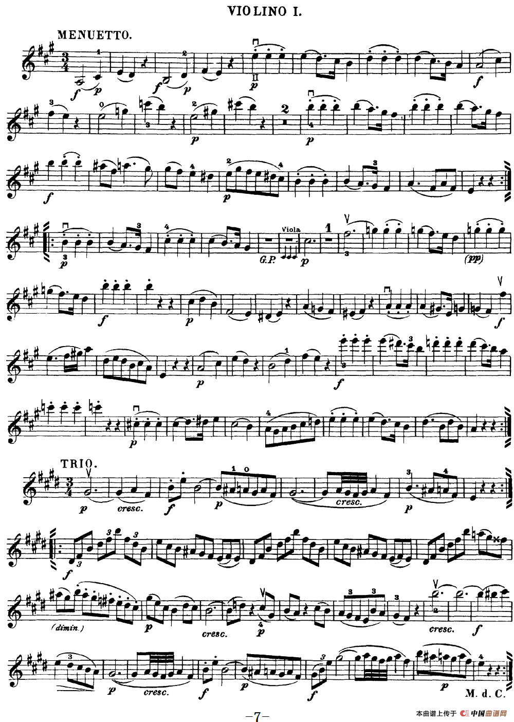 Mozart《Quartet No.18 in A Major,K.464》（Violin 1分谱）(1)：Mozart《Quartet No.18 in A Major,K.464》(Violin 1分谱)_06.png