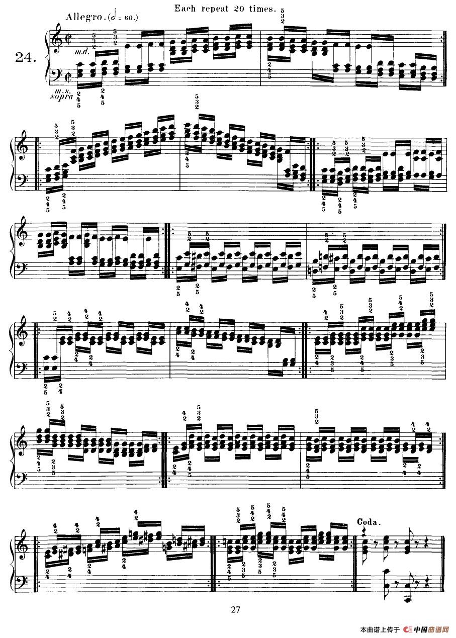 Czerny - 40 Daily Exerci Op.337（20—25）（40首日常训练曲）(1)：图片27.jpg