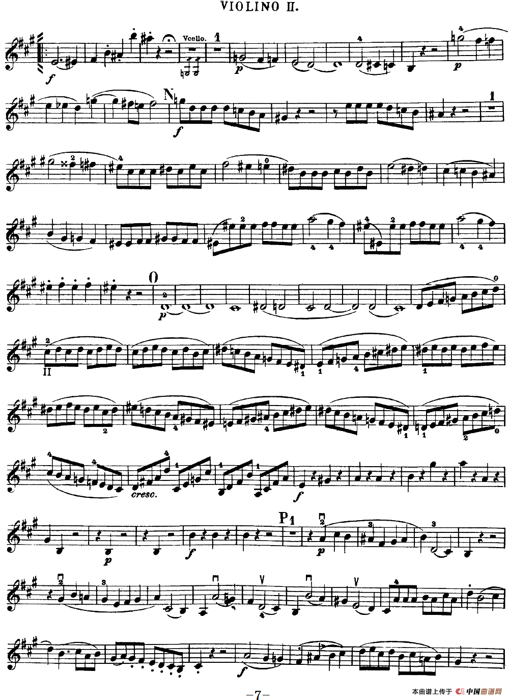 Mozart《Quartet No.18 in A Major,K.464》（Violin 2分谱）(1)：Mozart《Quartet No.18 in A Major,K.464》(Violin 2分谱)_06.png