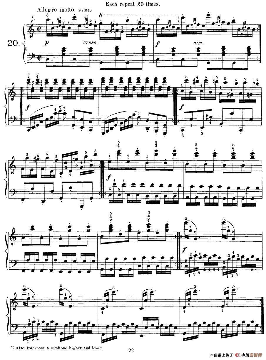 Czerny - 40 Daily Exerci Op.337（16—20）（40首日常训练曲）(1)：图片22.jpg