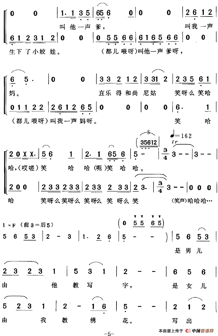 眉清目秀好年华（《双下山》小尼姑唱段）(1)：眉清目秀好年华（《双下山》小尼姑唱段）汪维国词 陈儒天曲190.png