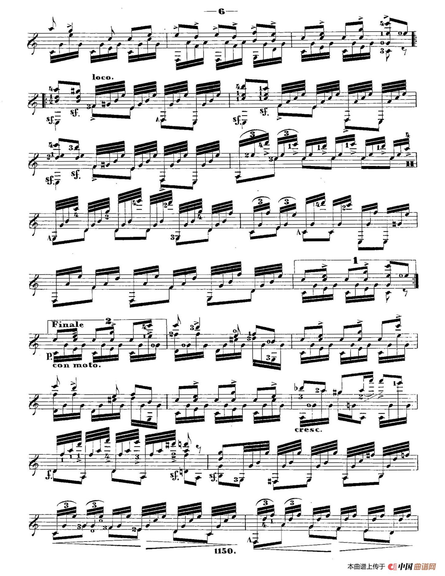 ​梅尔兹-—韦伯主题变奏随想曲 Op.50（古典吉他）：006.jpg