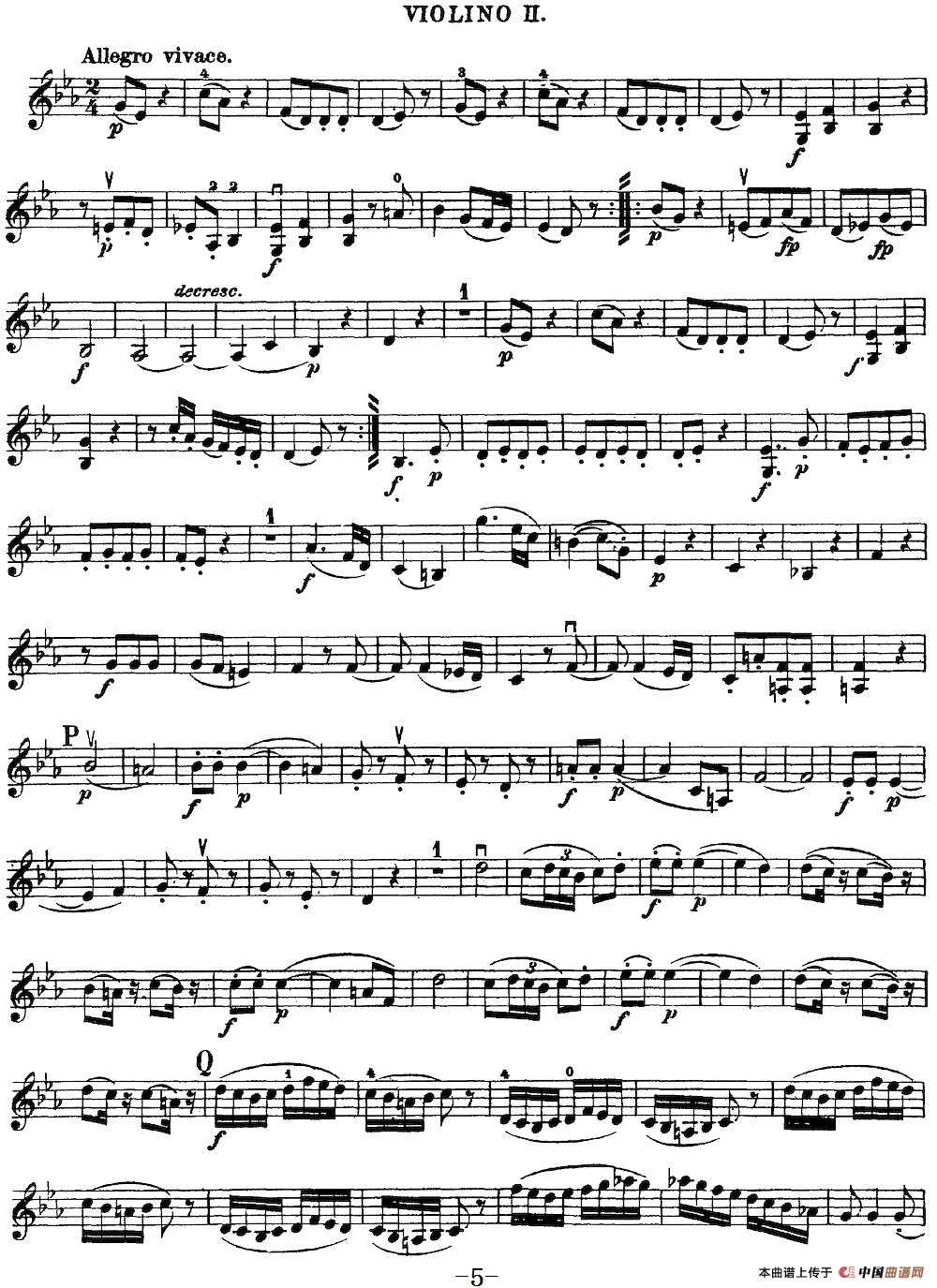 Mozart《Quartet No.16 in Eb Major,K.428》（Violin 2分谱）(1)：Mozart《Quartet No.16 in Eb Major,K.428》(Violin 2分谱)_04.png