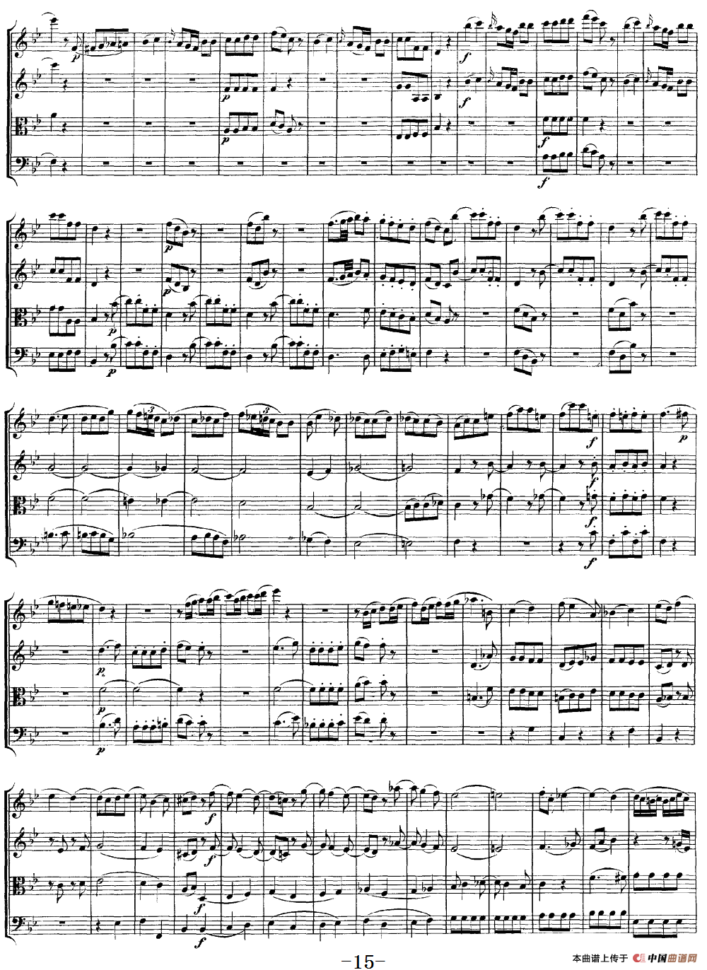 Mozart《Quartet No.17 in Bb Major,K.458》（总谱）(1)：Mozart《Quartet No.17 in Bb Major,K.458》(总谱)_14.png
