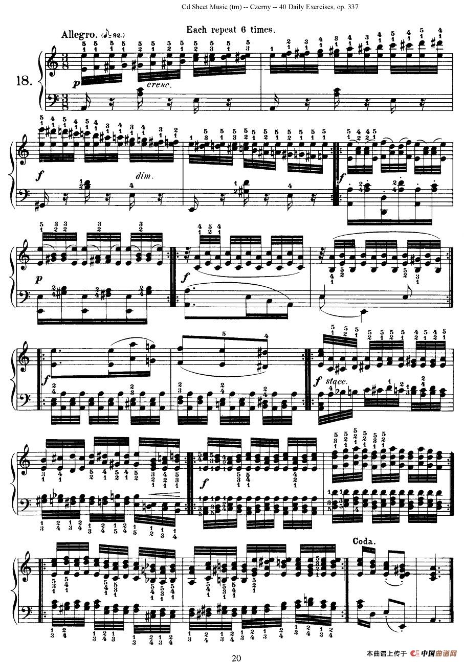 Czerny - 40 Daily Exerci Op.337（16—20）（40首日常训练曲）(1)：图片20.jpg