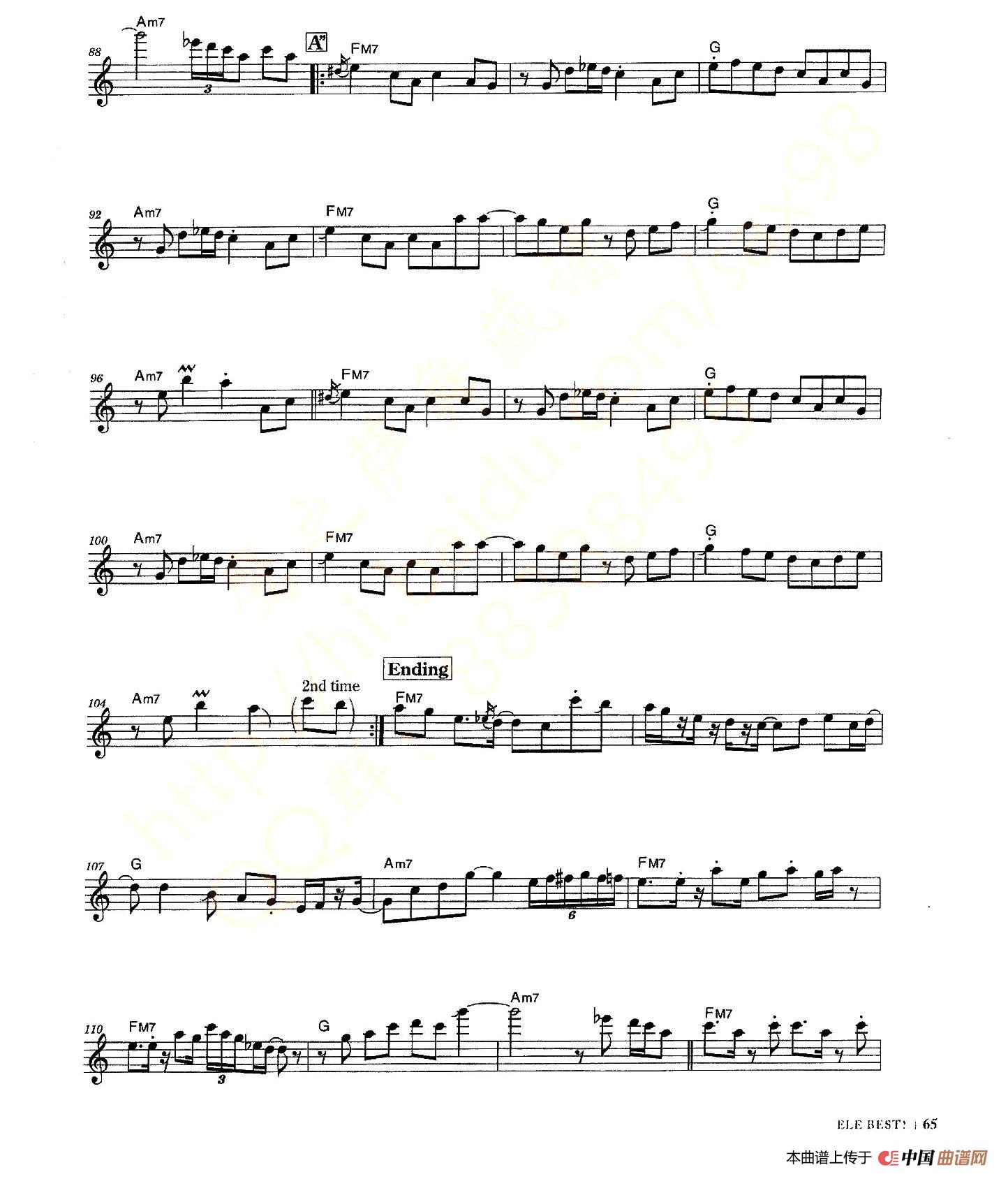 小林香织《Goledn Best》曲谱全集（ELE BEST!）(1)：小林香织曲集_页面_64.jpg