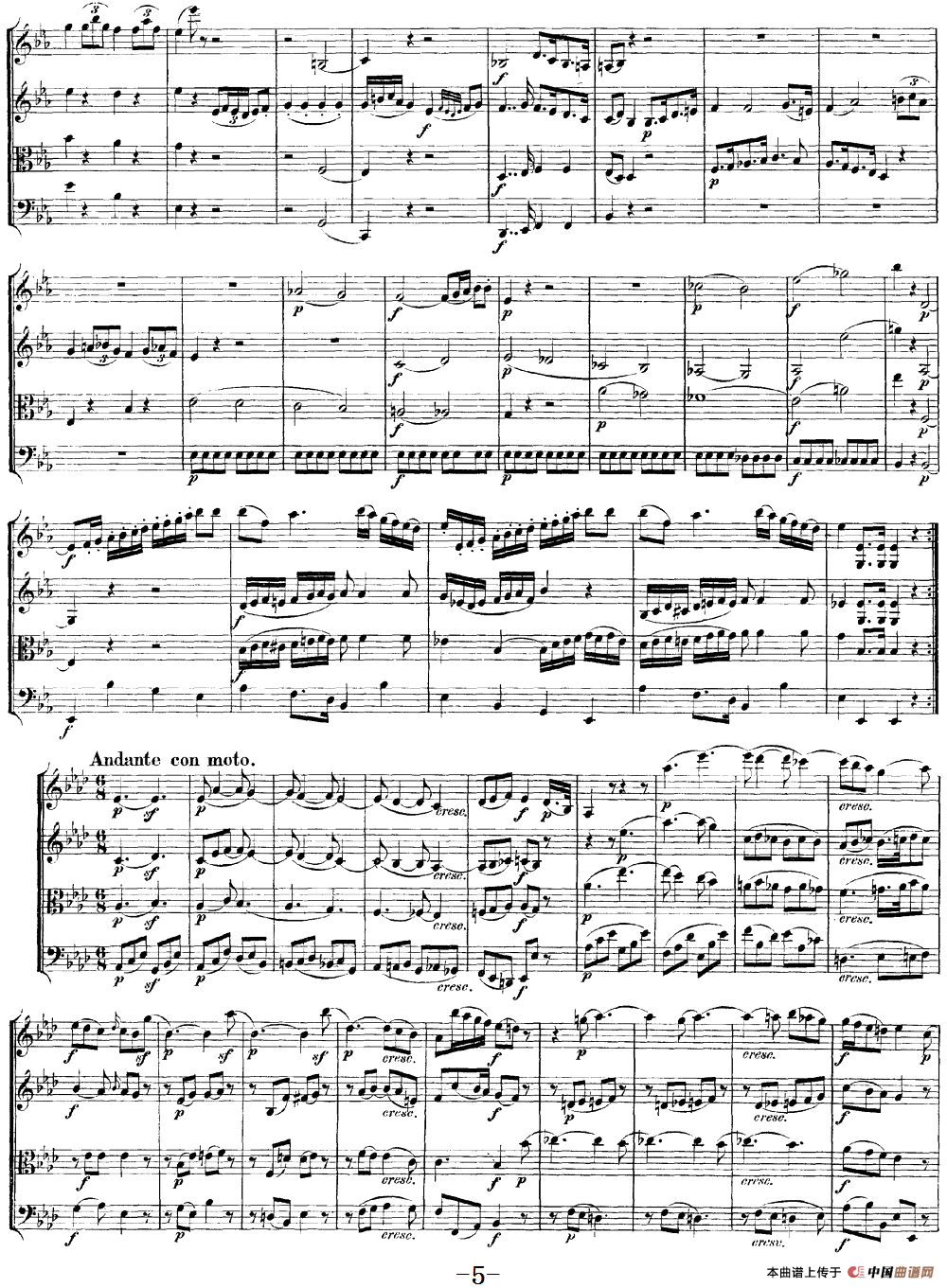 Mozart《Quartet No.16 in Eb Major,K.428》（总谱）(1)：Mozart《Quartet No.16 in Eb Major,K.428》(总谱)_04.png