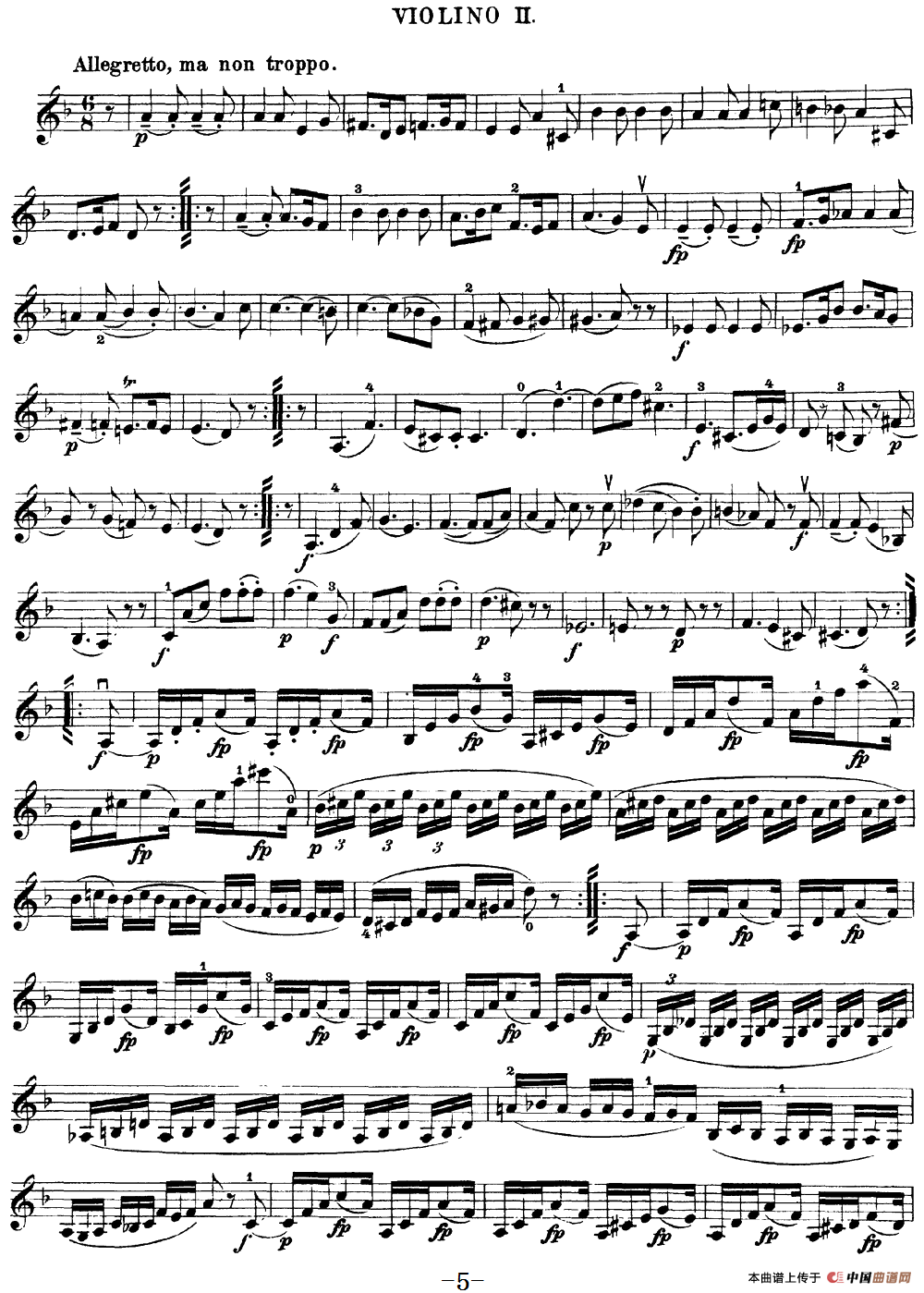 Mozart《Quartet No.15 in D Minor,K.421》（Violin 2分谱）(1)：Mozart《Quartet No.15 in D Minor,K.421》(Violin 2分谱)_04.png