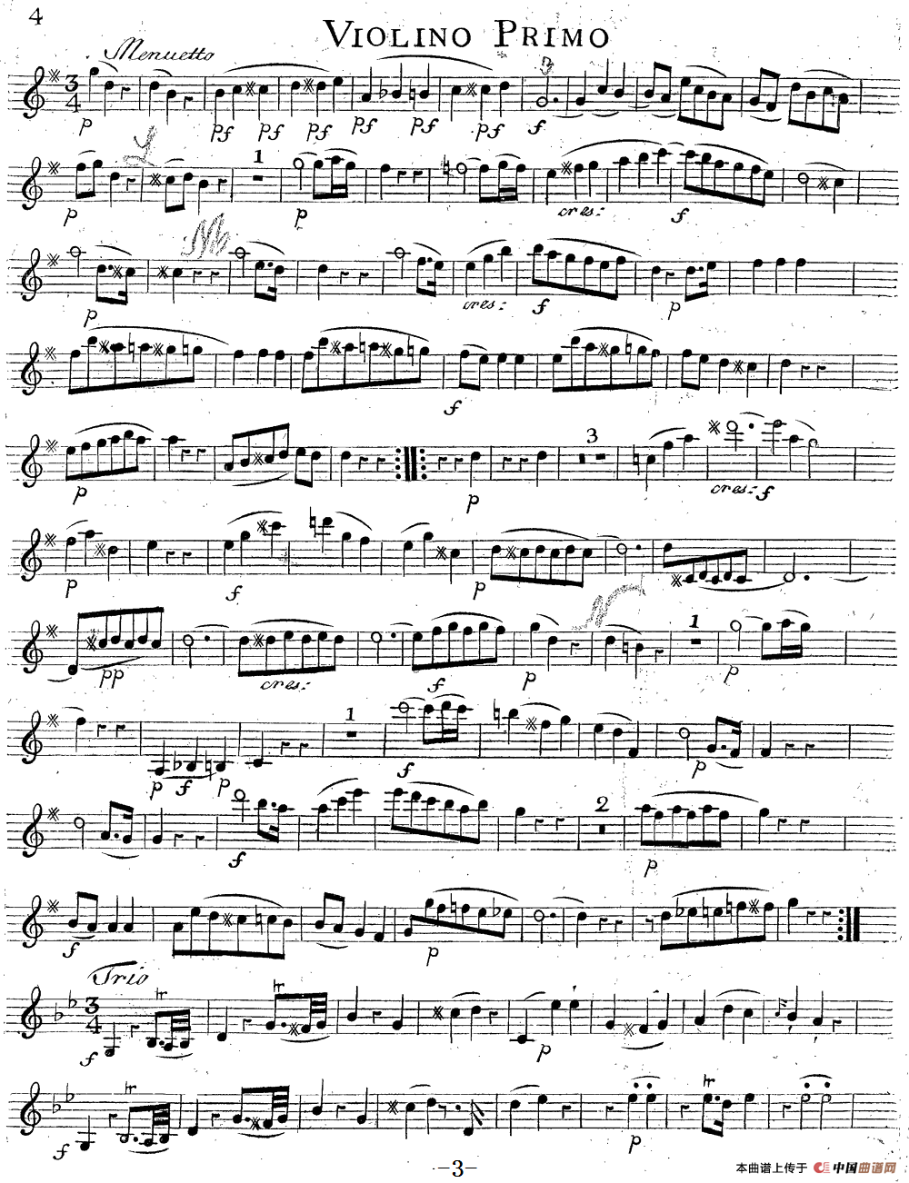 Mozart《Quartet No.14 in G Major,K.387》（Violin 1分谱）(1)：Mozart《Quartet No.14 in G Major,K.387》(Violin 1分谱)_04.png