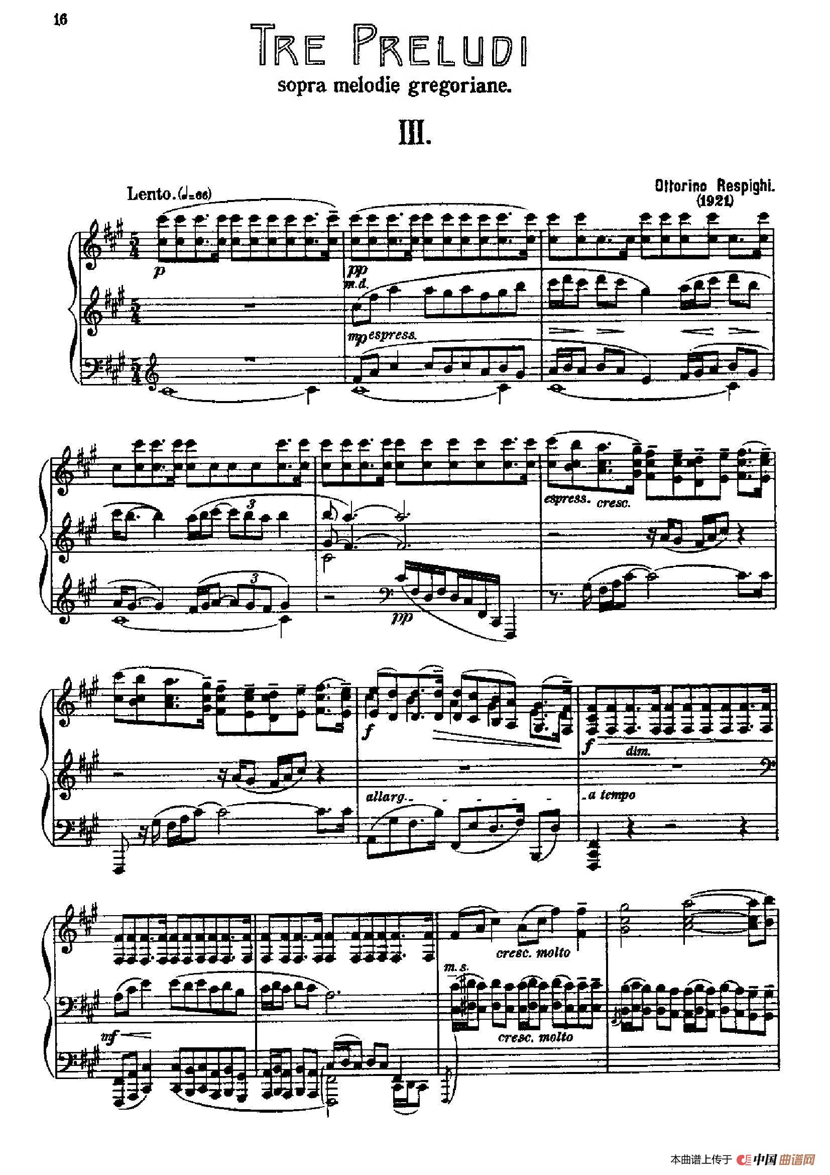 Three Preludes on Gregorian Melodies（三首格里高利圣咏前奏曲 3. 慢板）(1)：015.jpg