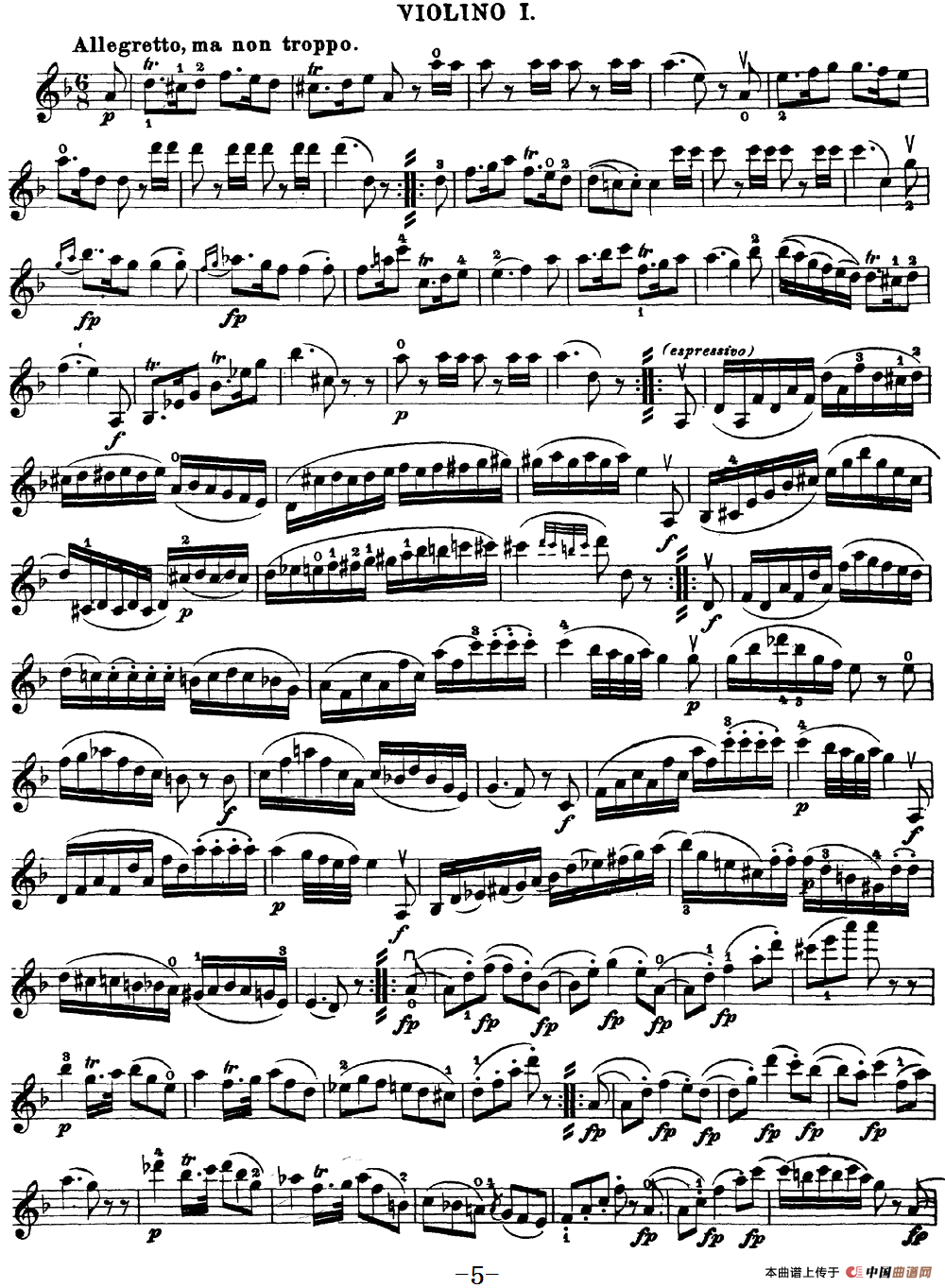 Mozart《Quartet No.15 in D Minor,K.421》（Violin 1分谱）(1)：Mozart《Quartet No.15 in D Minor,K.421》(Violin 1分谱)_04.png