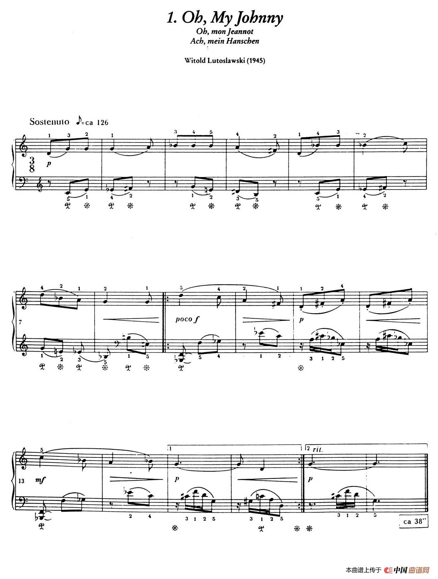 12 Folk Melodies（十二首民间曲调·1）(1)：001.jpg