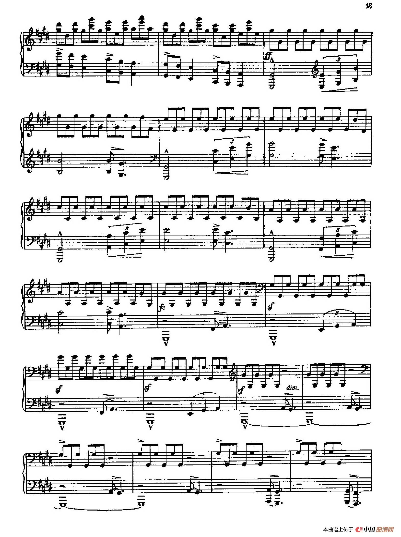 Three Preludes on Gregorian Melodies（三首格里高利圣咏前奏曲 2. 如暴风雨般激烈地）(1)：012.jpg