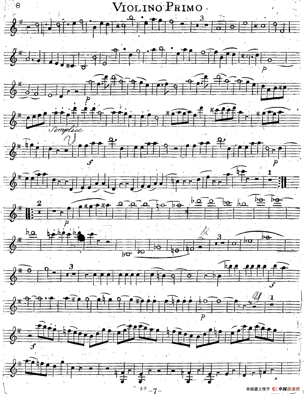 Mozart《Quartet No.14 in G Major,K.387》（Violin 1分谱）(1)：Mozart《Quartet No.14 in G Major,K.387》(Violin 1分谱)_08.png