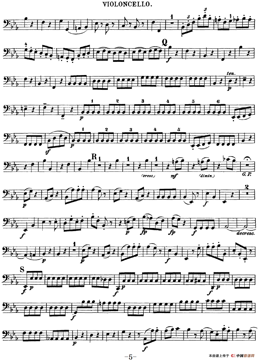 Mozart《Quartet No.16 in Eb Major,K.428》（Cello分谱）(1)：Mozart《Quartet No.16 in Eb Major,K.428》(Cello分谱)_04.png