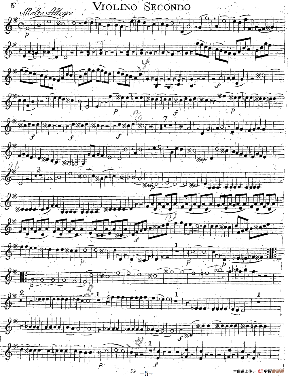 Mozart《Quartet No.14 in G Major,K.387》（Violin 2分谱）(1)：Mozart《Quartet No.14 in G Major,K.387》(Violin 2分谱)_04.png