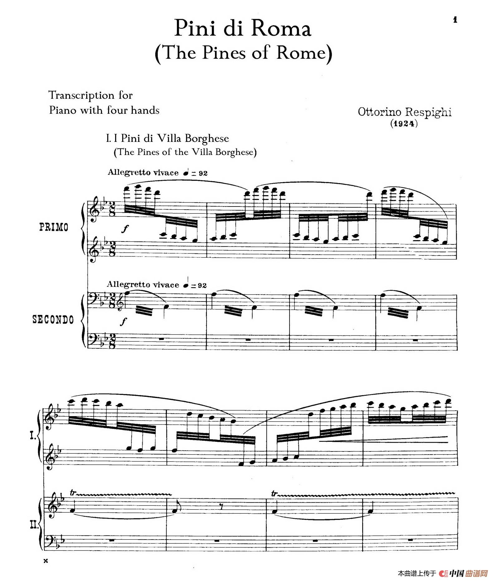 The Pines of Rome（交响诗《罗马的松树》·双钢琴）（第一部分：博尔盖塞别墅的松树）(1)：001.jpg