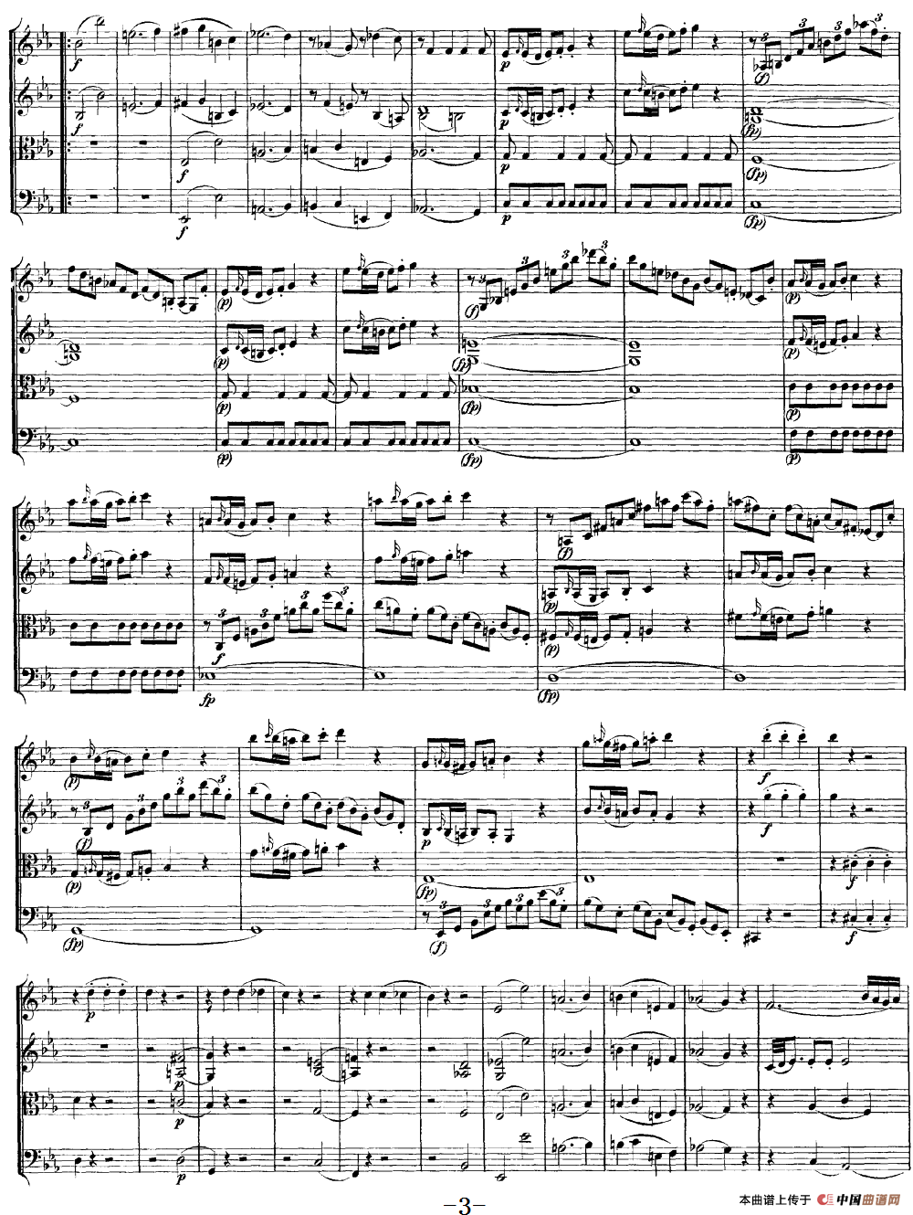 Mozart《Quartet No.16 in Eb Major,K.428》（总谱）(1)：Mozart《Quartet No.16 in Eb Major,K.428》(总谱)_02.png