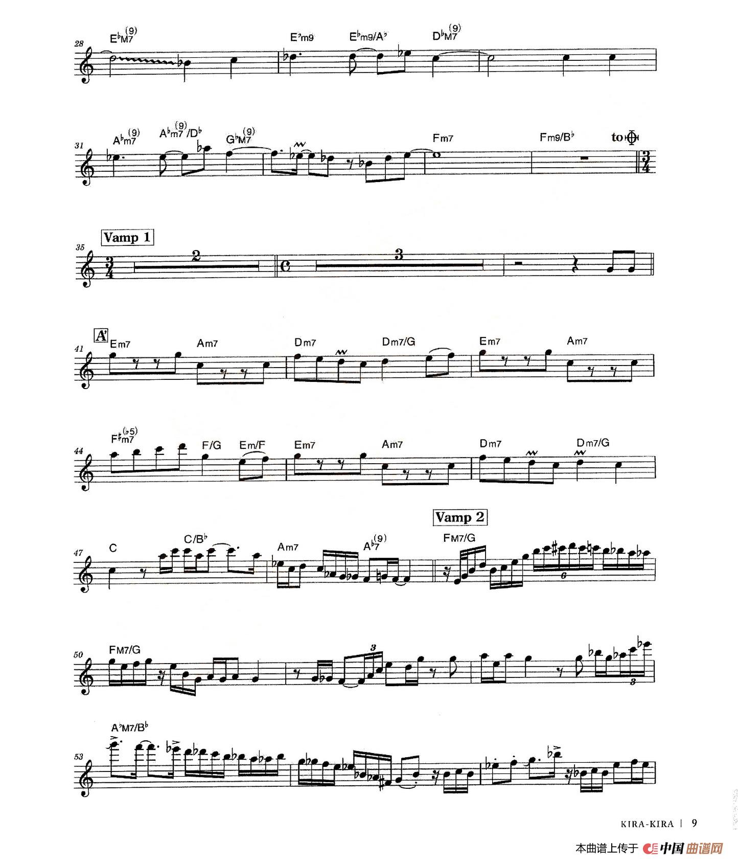 小林香织《Goledn Best》曲谱全集（KIRA-KIRA）(1)：小林香织曲集_页面_08.jpg